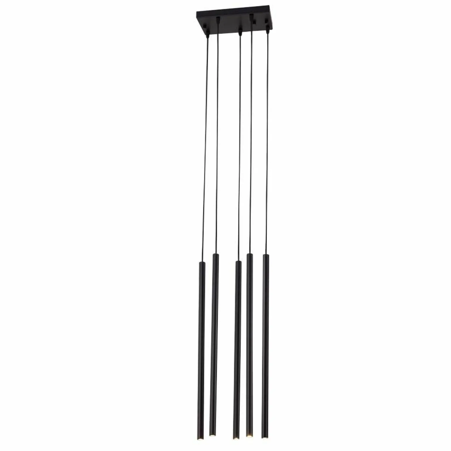 Shop Czarna lampa wisząca z wąskimi, długimi tubami ANT 7848 KOSAME | Kaja Żyrandole Nowoczesne