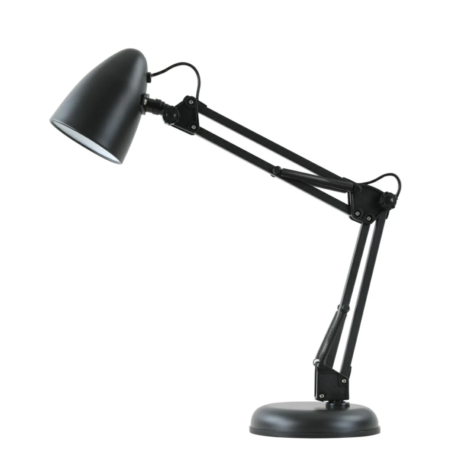 Sklep Kaja Czarna lampka biurkowa w stylu kreślarskim TB-29928-BK z serii NOTA* Lampki Biurkowe