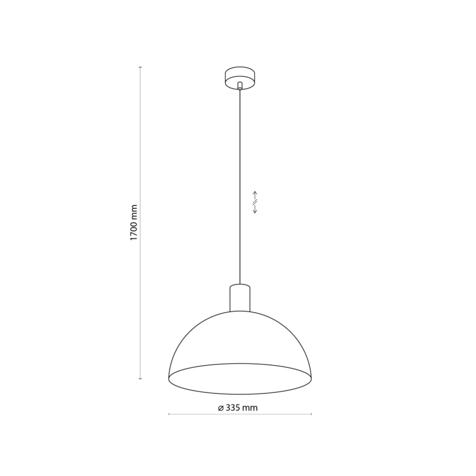 Fashion Czarna, minimalistyczna lampa wisząca TK 4852 z serii OSLO | Kaja Żyrandole Nowoczesne
