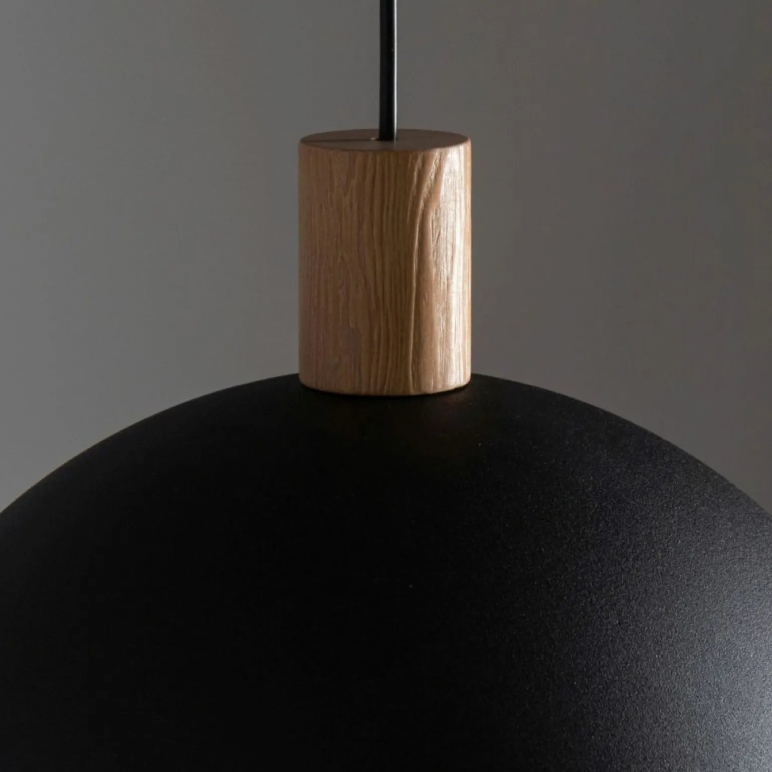 Fashion Czarna, minimalistyczna lampa wisząca TK 4852 z serii OSLO | Kaja Żyrandole Nowoczesne