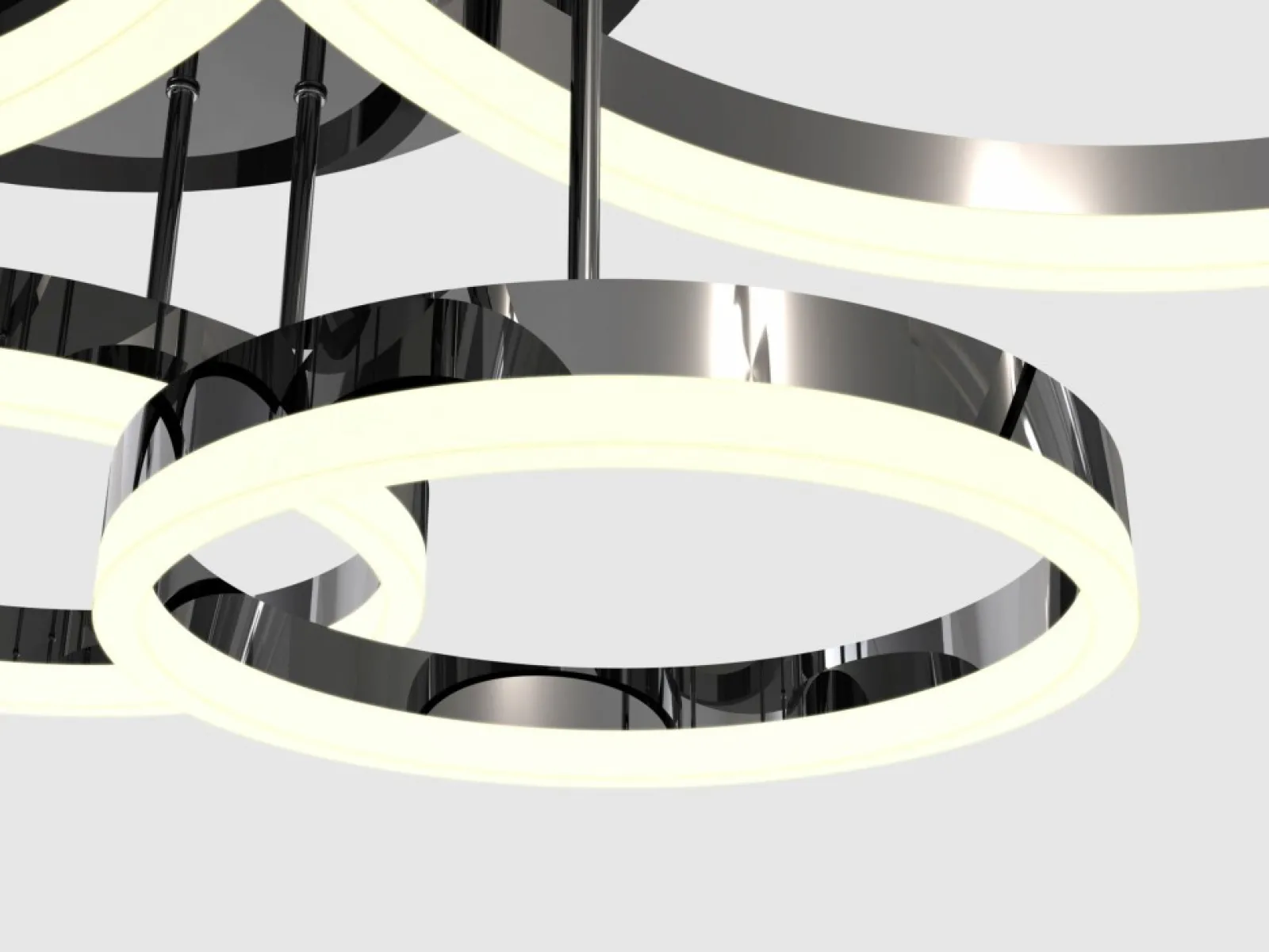 Sklep Kaja Czarna, nowoczesna lampa sufitowa LED WF 9049-605 PERPIGNON | Kaja* Plafony Nowoczesne | Lampy Led