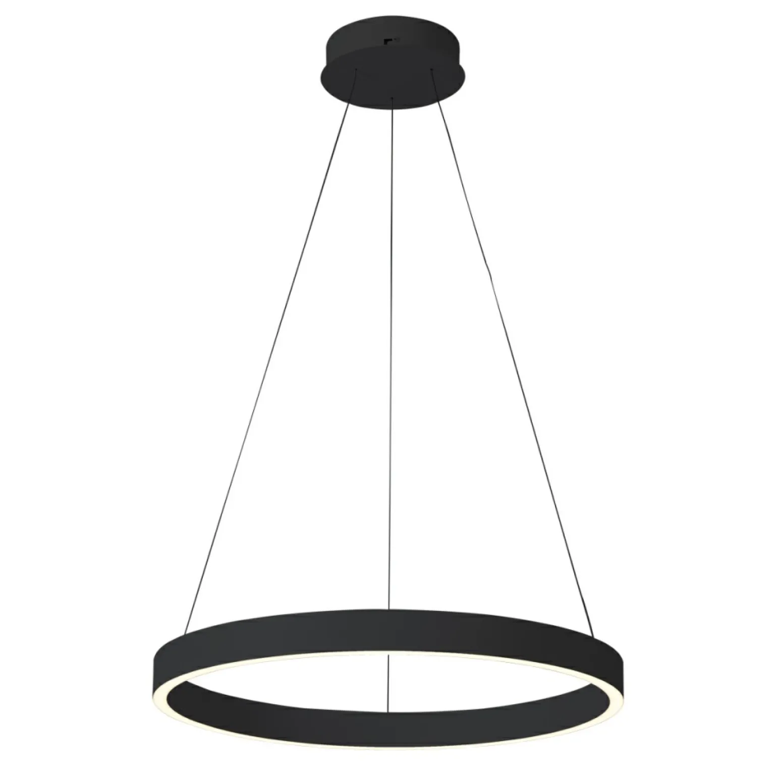 Cheap Czarna obręcz LED ⌀80 PND-56215-080RPC-BK-3KS4K-TRDIMM BRASCO DOWN | Kaja Żyrandole Nowoczesne