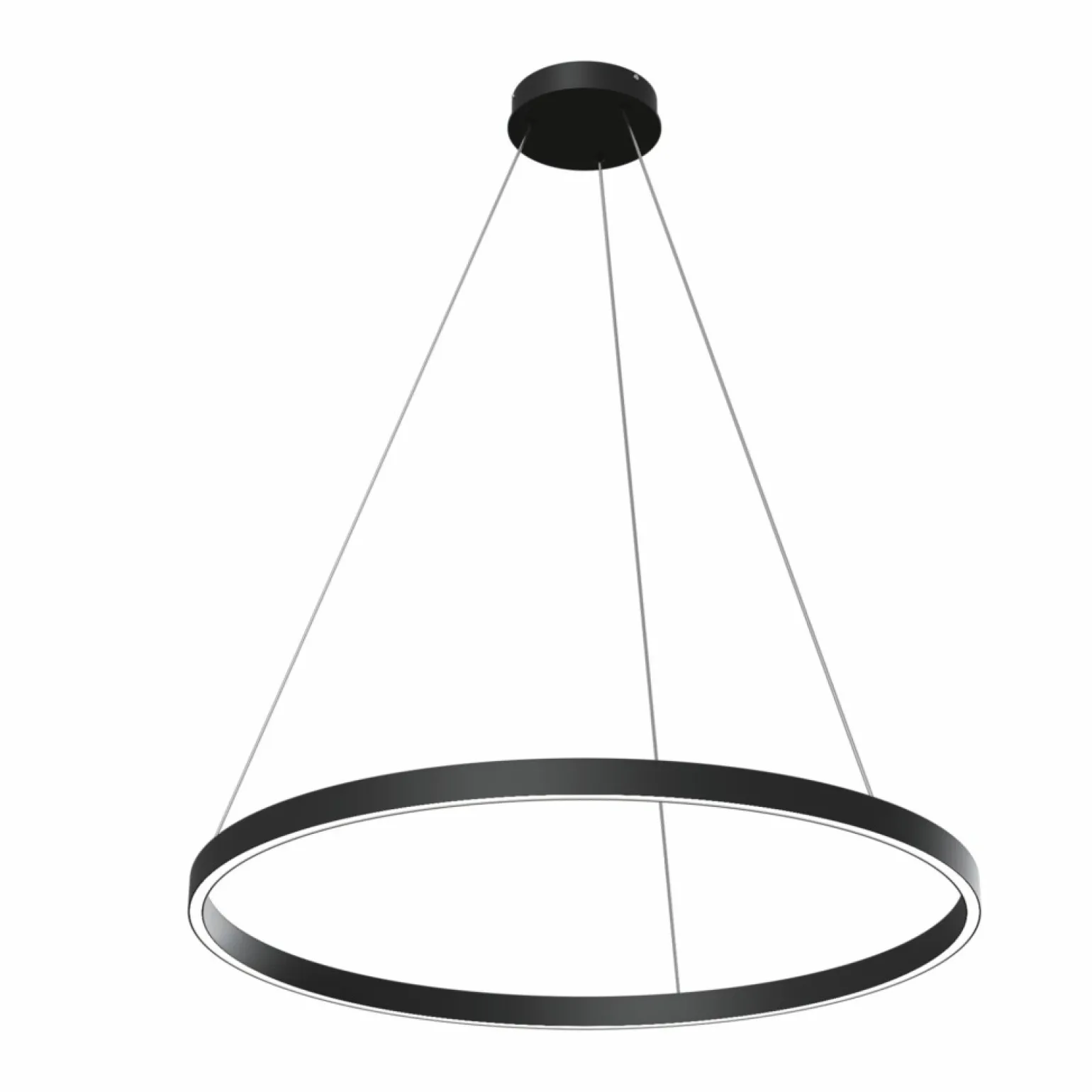 Discount Czarna, okrągła lampa wisząca ⌀80cm MOD058PL-L42B4K RIM | Kaja Żyrandole Nowoczesne