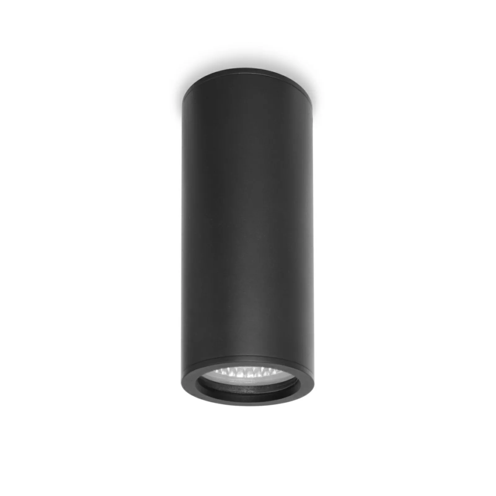 Sklep Kaja Czarna tuba na balkon LED 10W 3000K ⌀6cm OPN-3021B-3K RIMA | Kaja* Lampy Led | Plafony Zewnętrzne