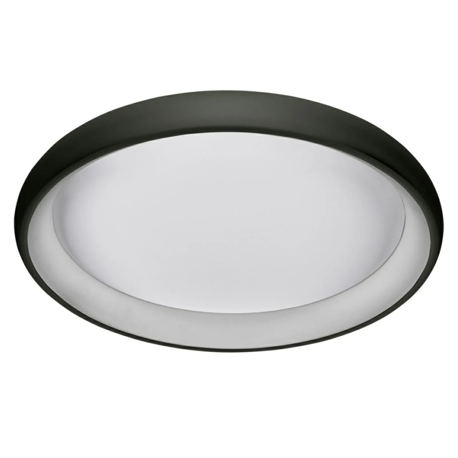 Sklep Kaja Czarno-biały plafon LED ⌀61cm 5280-850RC-BK-3 ALESSIA | Kaja* Lampy Led | Plafony Nowoczesne