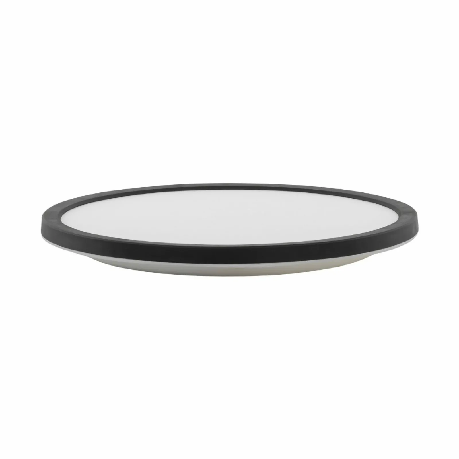 Sklep Kaja Czarno-biały plafon z LED-em, ochrona IP54 TK 6901 z serii AQUA* Plafony Nowoczesne | Lampy Led