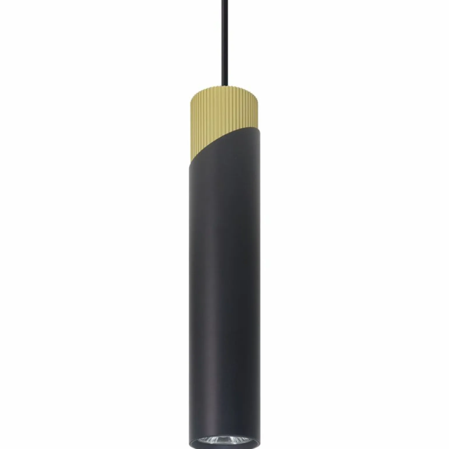 Hot Czarno-złota lampa wisząca z punktowym światłem ML0284 NEO | Kaja Żyrandole Nowoczesne