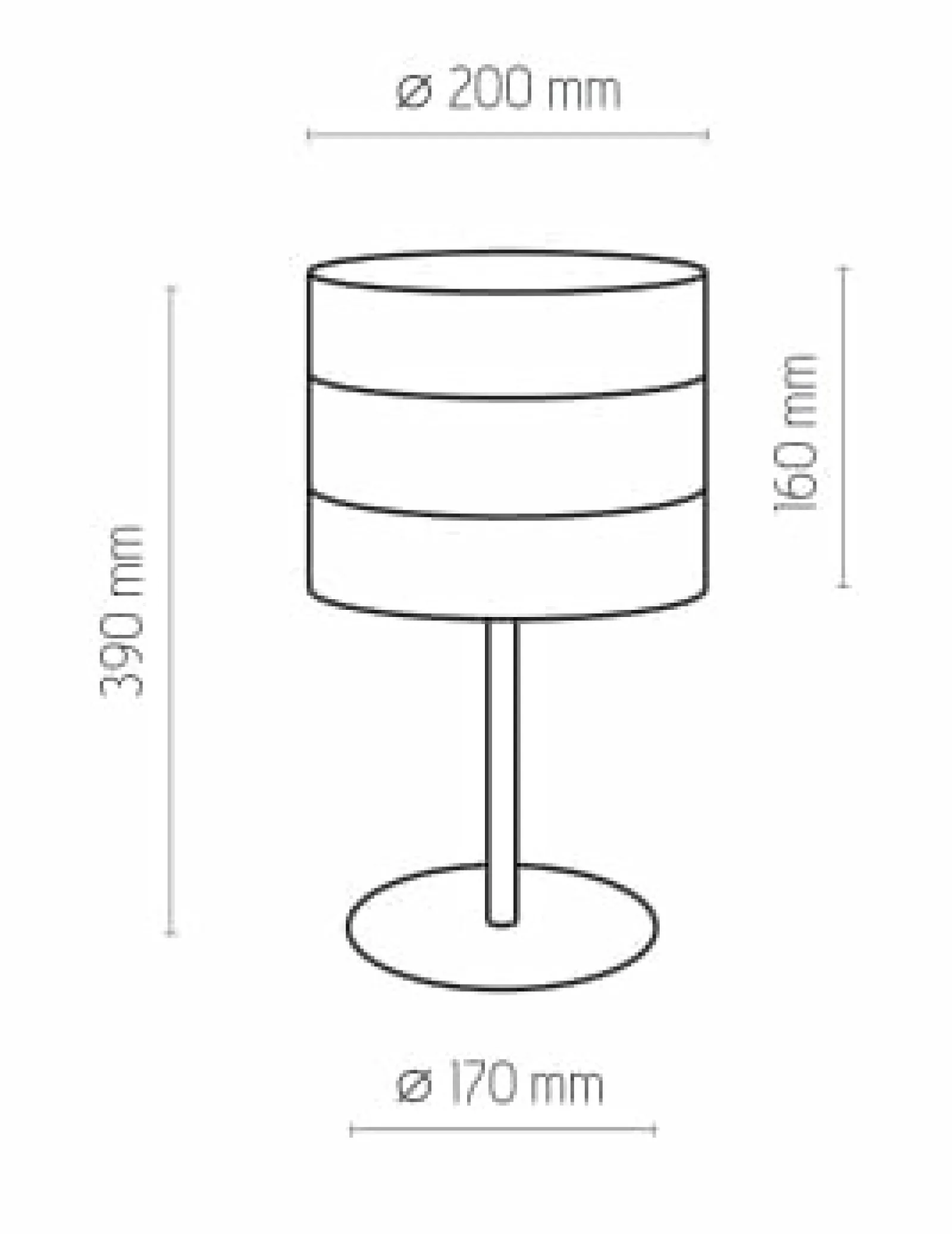 Sklep Kaja Czarno-złota lampka do sypialni TK 5054 TAGO BLACK | Kaja Oświetlenie* Nowoczesne Lampki Stołowe