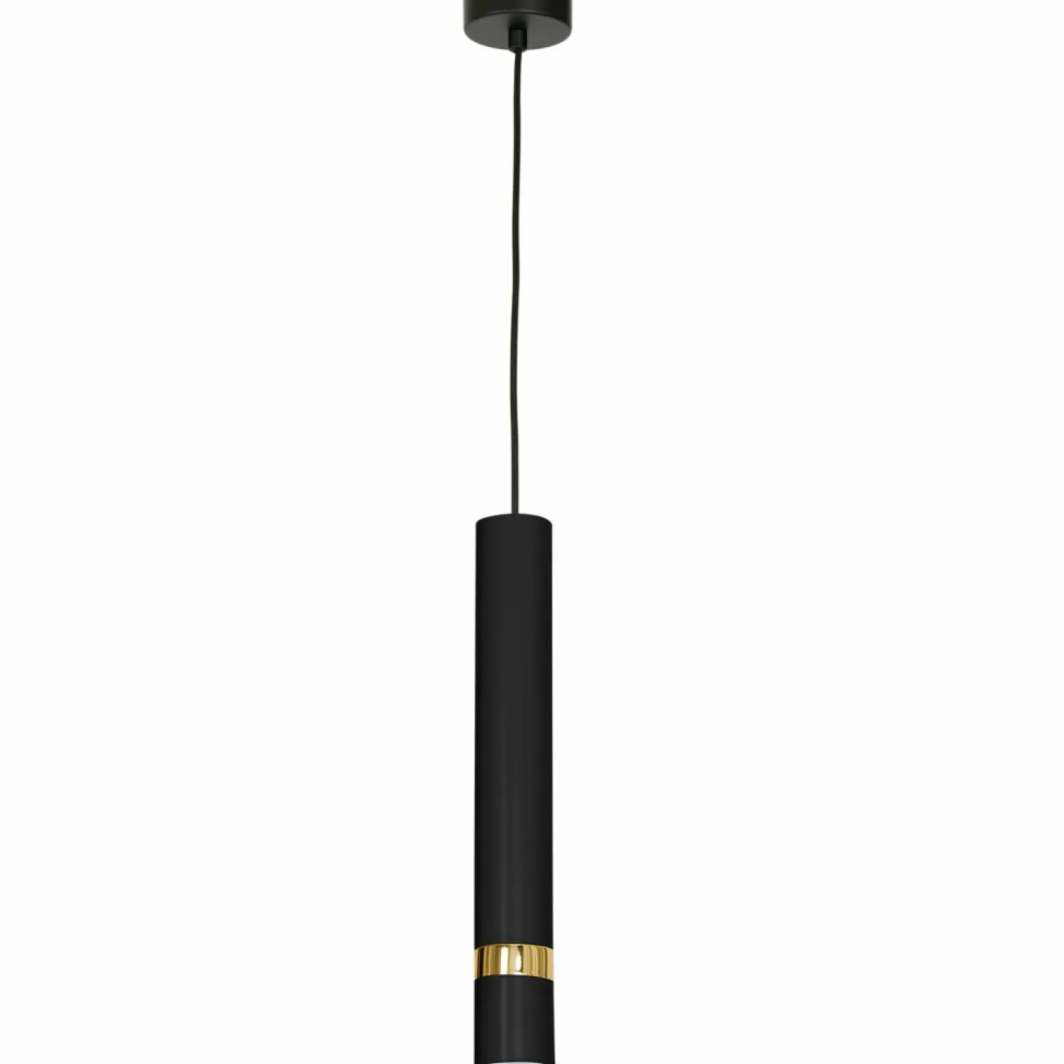 Online Czarno-złota, pojedyncza lampa wisząca LX 1554 z serii RENO | Kaja Żyrandole Nowoczesne