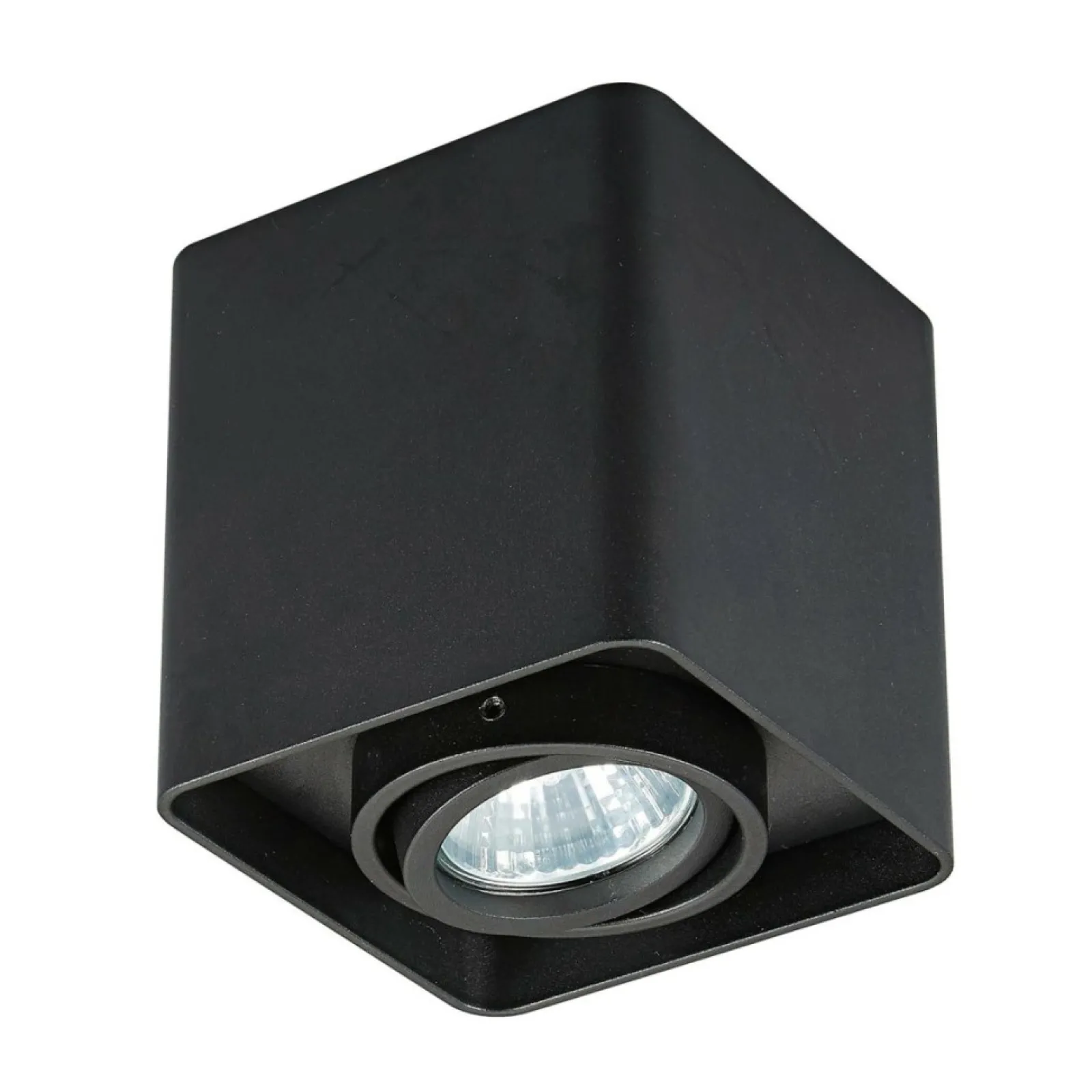 Sklep Kaja Czarny downlight natynkowy GU10 20039-BK QUADRY SL 1 | Kaja* Plafony Nowoczesne