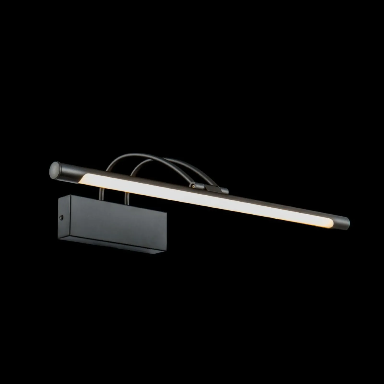 Sklep Kaja Czarny, ledowy kinkiet obrazowy MIR004WL-L12B FINELLI | Kaja* Lampy Led