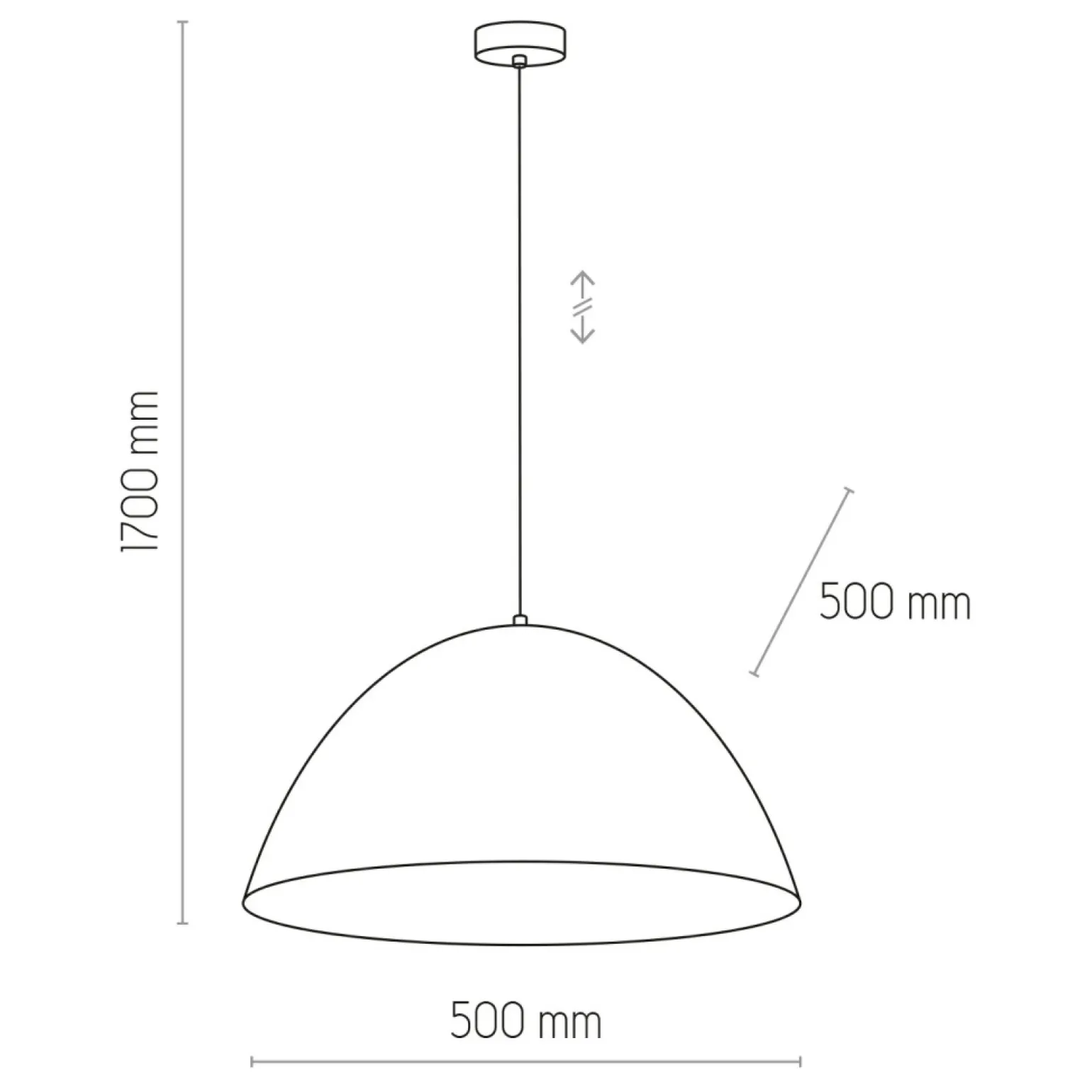 Online Czarny, minimalistyczny żyrandol TK 6006 FARO NEW | Kaja Oświetlenie Żyrandole Nowoczesne