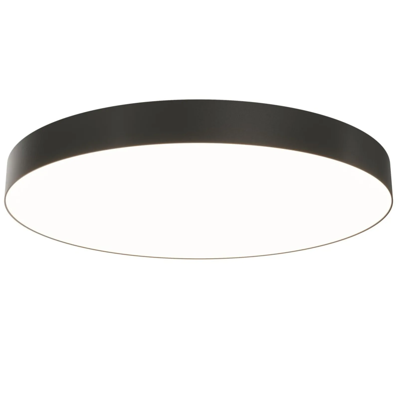 Sklep Kaja Czarny plafon LED, dający dużo światła C032CL-90W3K-RD-B z serii ZON* Plafony Nowoczesne