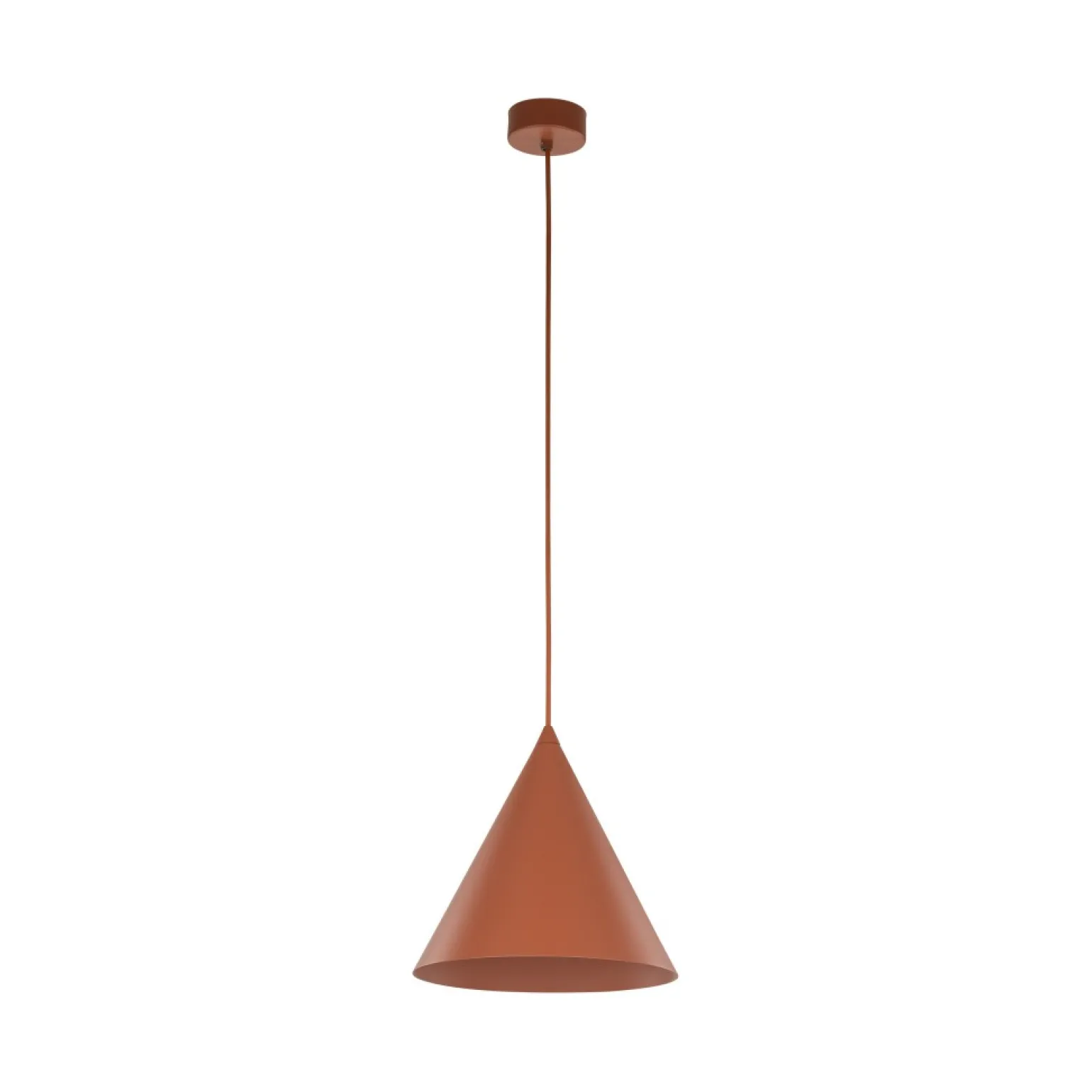 New Czerwona lampa wisząca stożek ⌀25cm TK 6632 CONO | Kaja Oświetlenie Żyrandole Nowoczesne