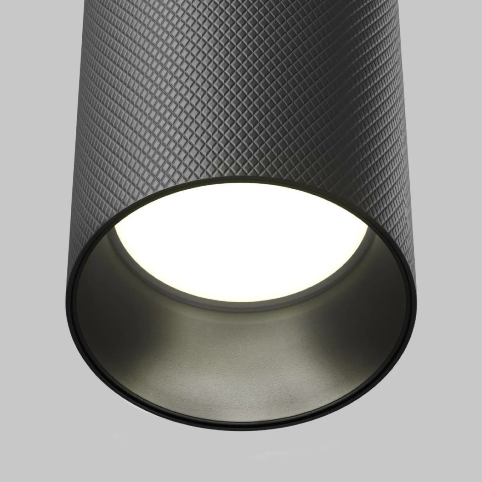 Sale Dekoracyjna, czarna tuba, lampa wisząca P082PL-GU10-B z serii ARTISAN Żyrandole Nowoczesne