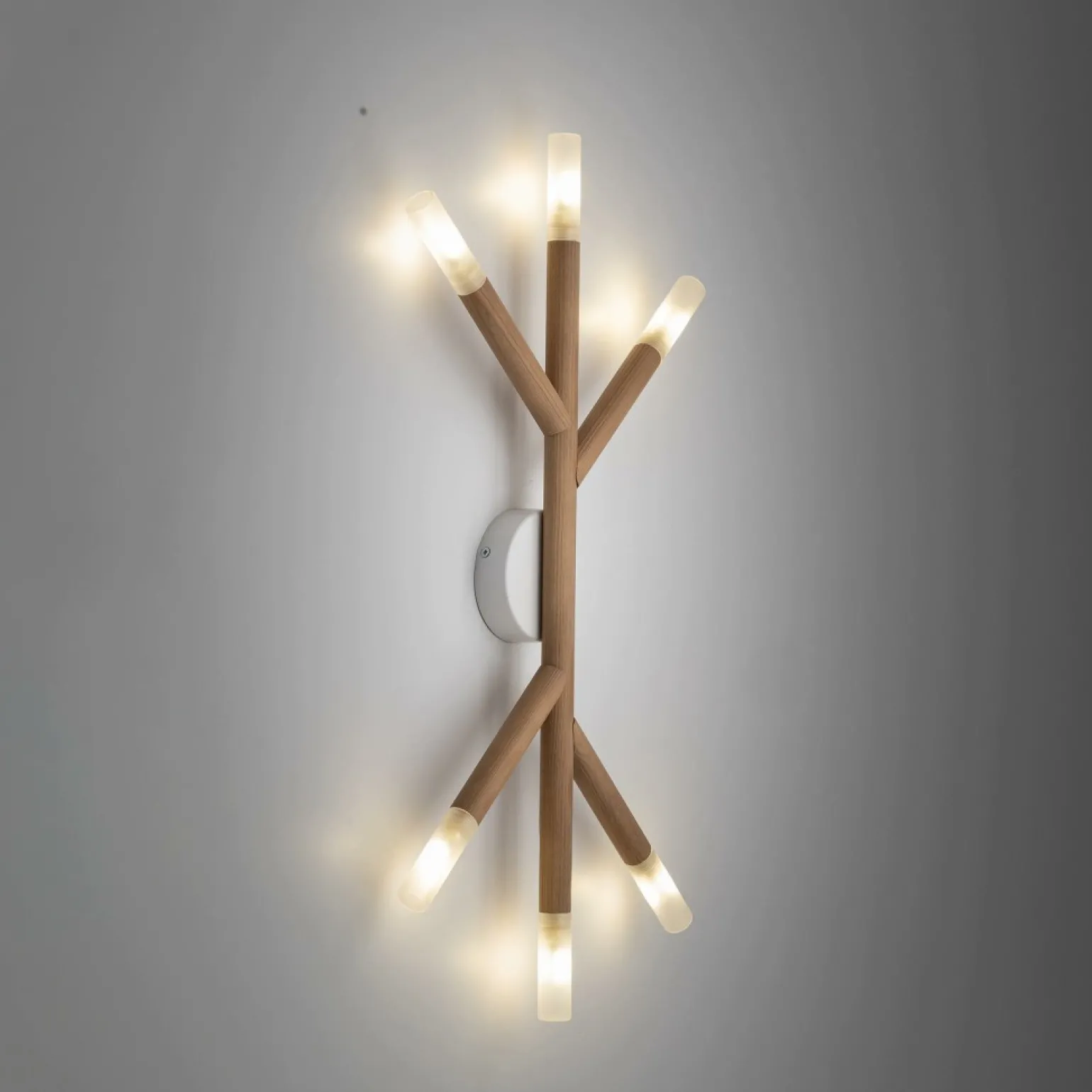Clearance Dekoracyjna, drewniana lampa sufitowa TK 4525 NOBLE | Kaja Oświetlenie Żyrandole Nowoczesne