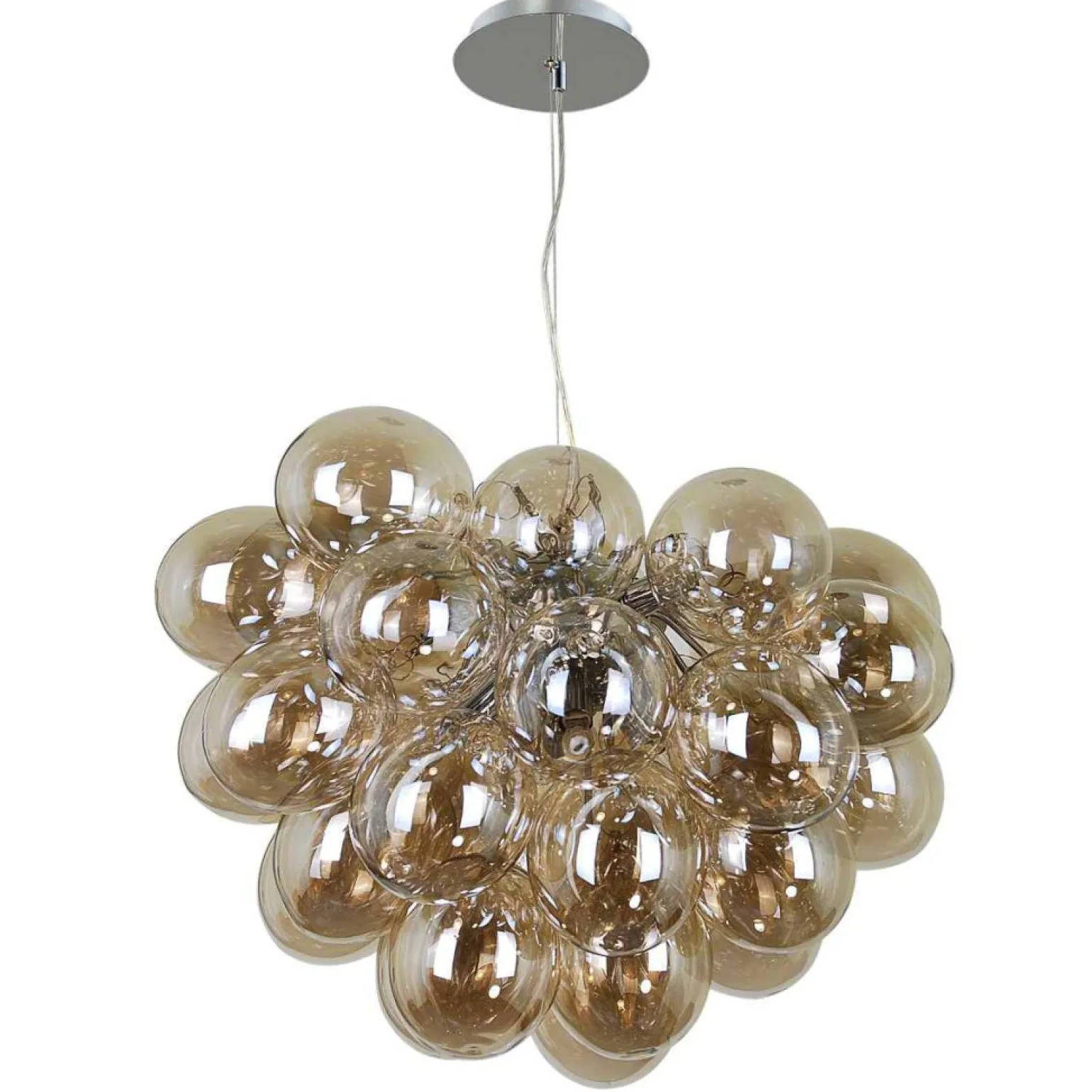 Sale Dekoracyjna lampa do salonu PND-7273-S-8-CGN BENTO | Kaja Oświetlenie Żyrandole Nowoczesne