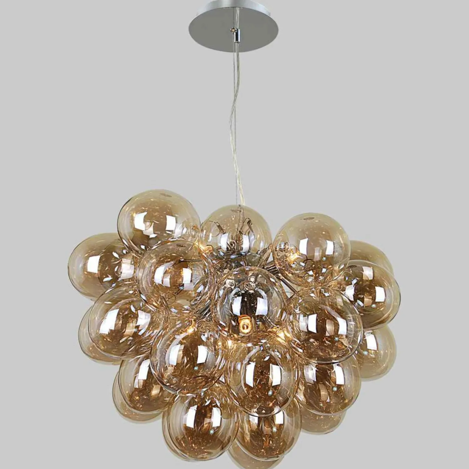 Sale Dekoracyjna lampa do salonu PND-7273-S-8-CGN BENTO | Kaja Oświetlenie Żyrandole Nowoczesne