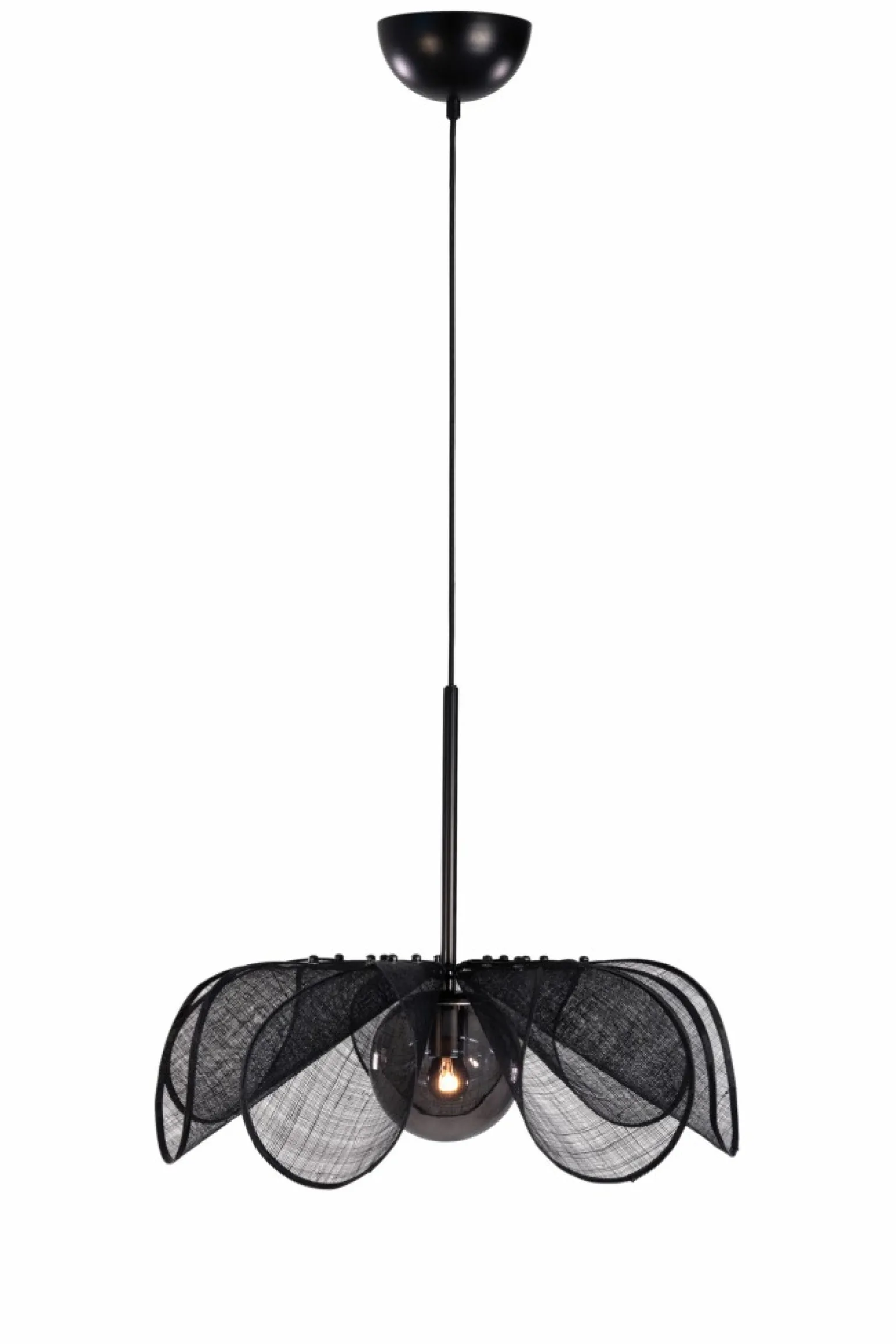 Flash Sale Dekoracyjna lampa wisząca - kwiat do salonu 108660 STYRKA | Kaja Żyrandole Nowoczesne