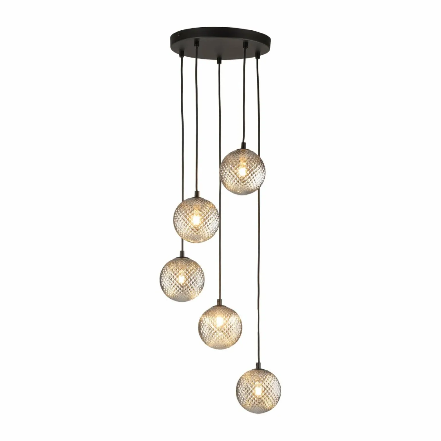 Clearance Dekoracyjna lampa wisząca do salonu loft TK 5747 z serii ELENA | Kaja Żyrandole Nowoczesne