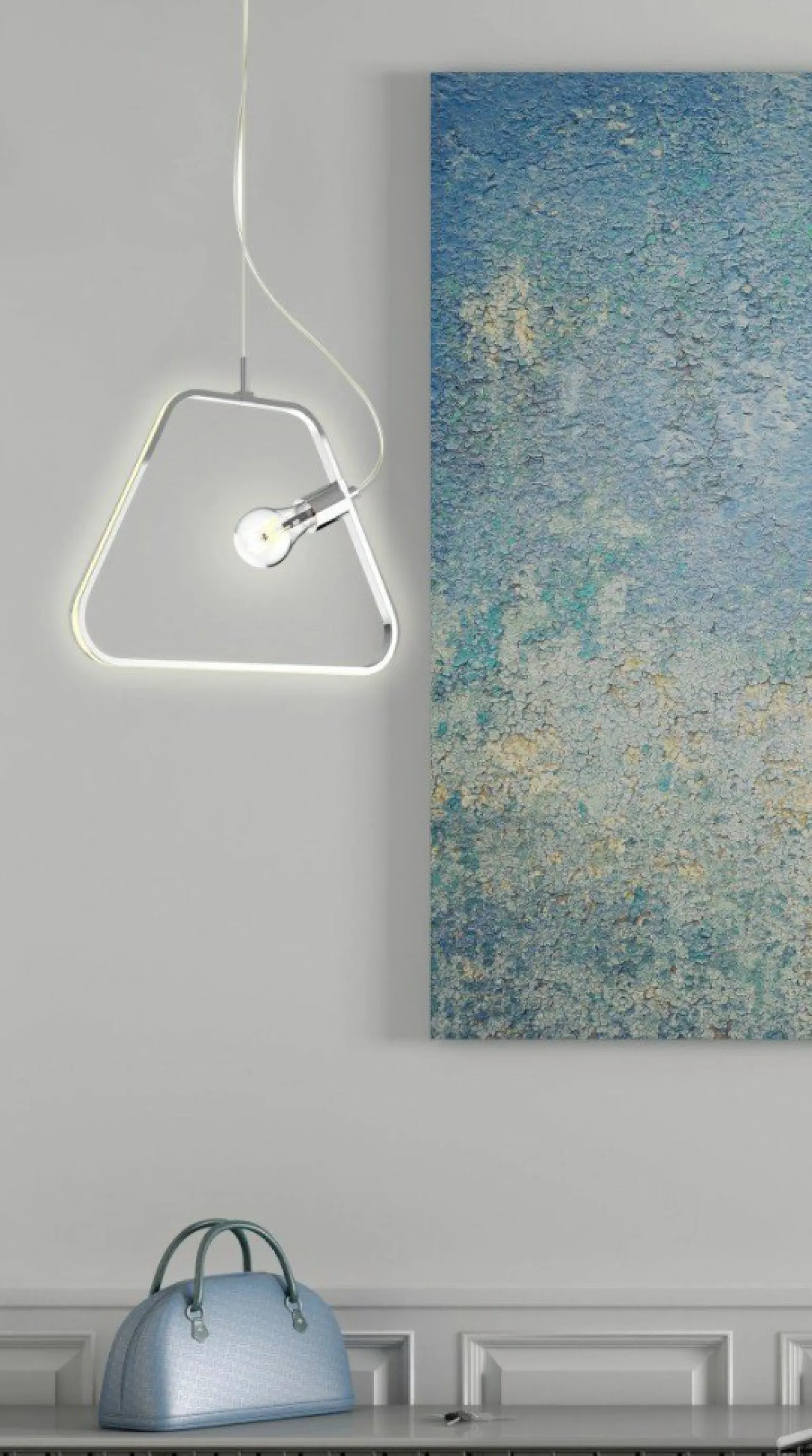 Hot Dekoracyjna lampa wisząca LED + E27 A0023-320 IKARIA | Kaja Żyrandole Nowoczesne