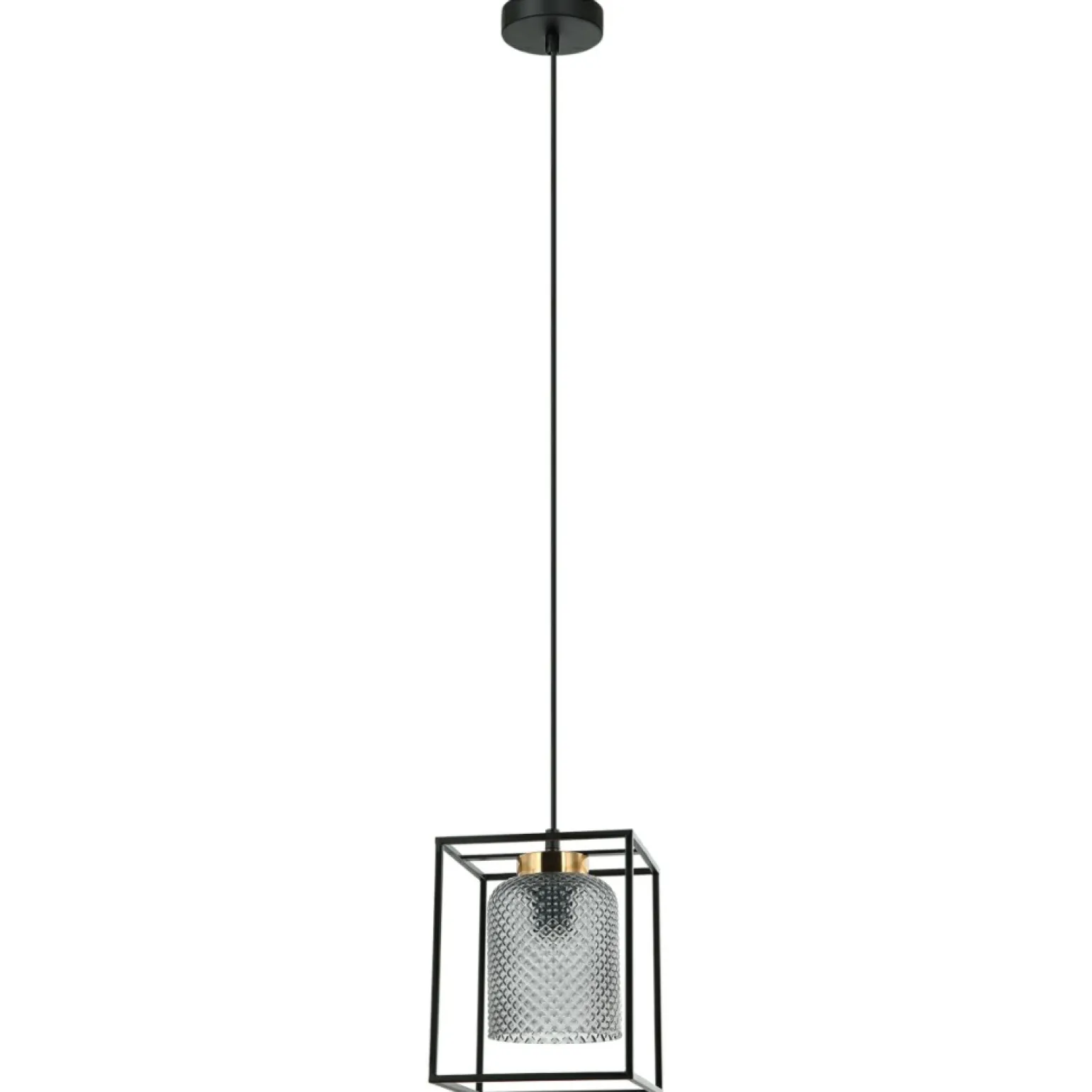 Shop Dekoracyjna lampa wisząca PND-23231-1-BK+SG SINELLA | Kaja Oświetlenie Żyrandole Nowoczesne