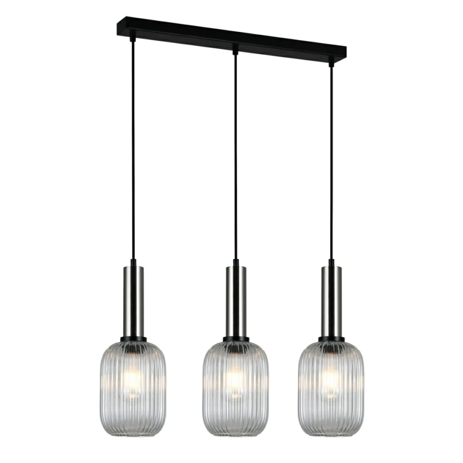 Fashion Dekoracyjna lampa wisząca PND-5588-3M-SC+CL ANTIOLA | Kaja Oświetlenie Żyrandole Nowoczesne