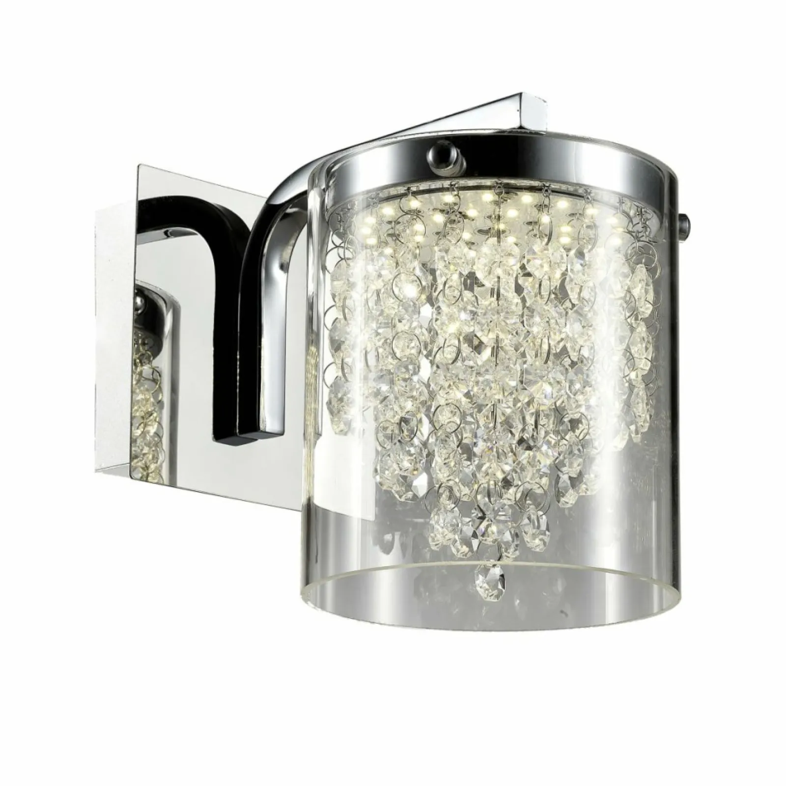 Sklep Kaja Dekoracyjna lampa z kryształkami LP-1114/1W CANTOS | Kaja Oświetlenie* Lampy Led