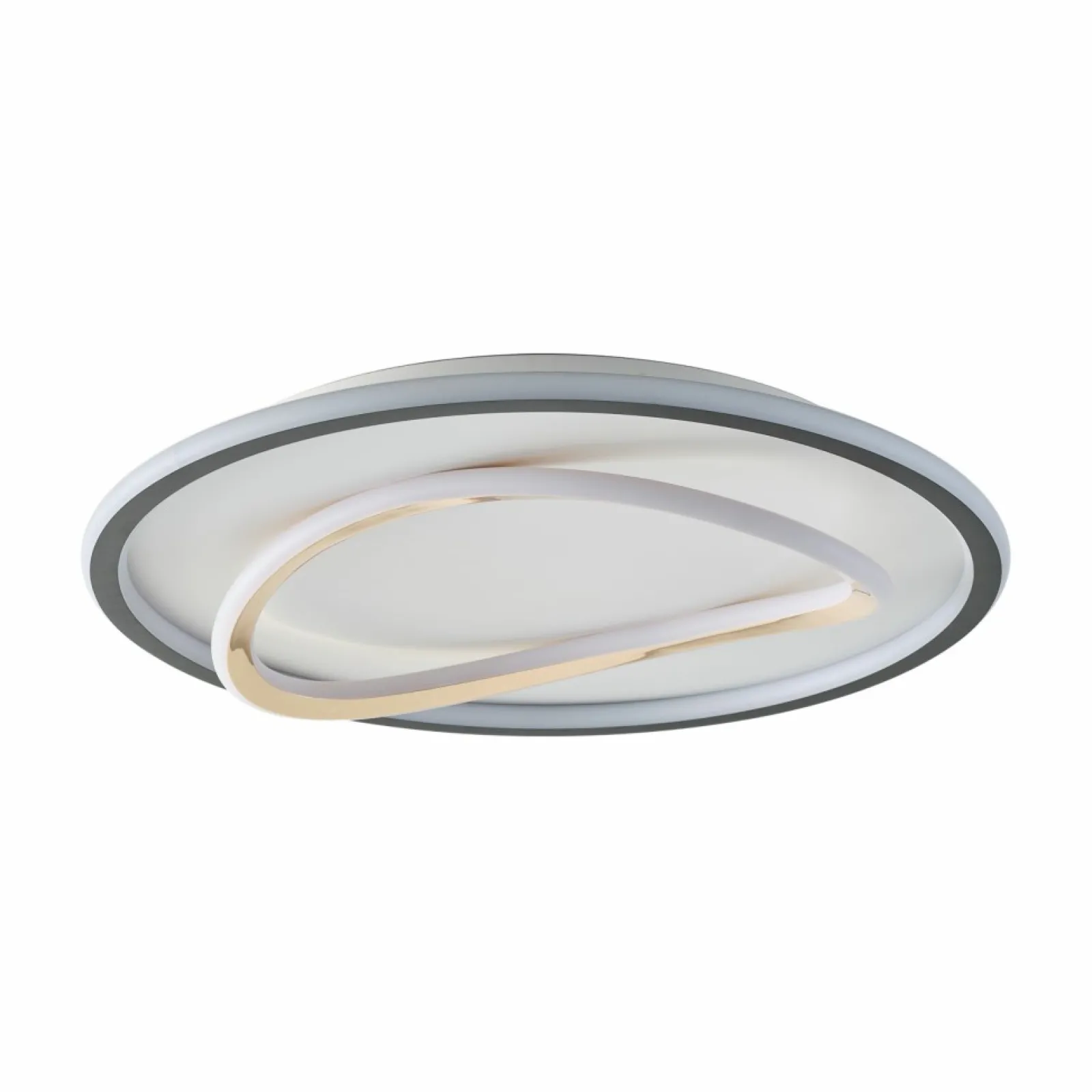 Sklep Kaja Dekoracyjna, ledowa lampa do sypialni MX3889-1A-3BGT LENS | Kaja* Plafony Nowoczesne | Lampy Led