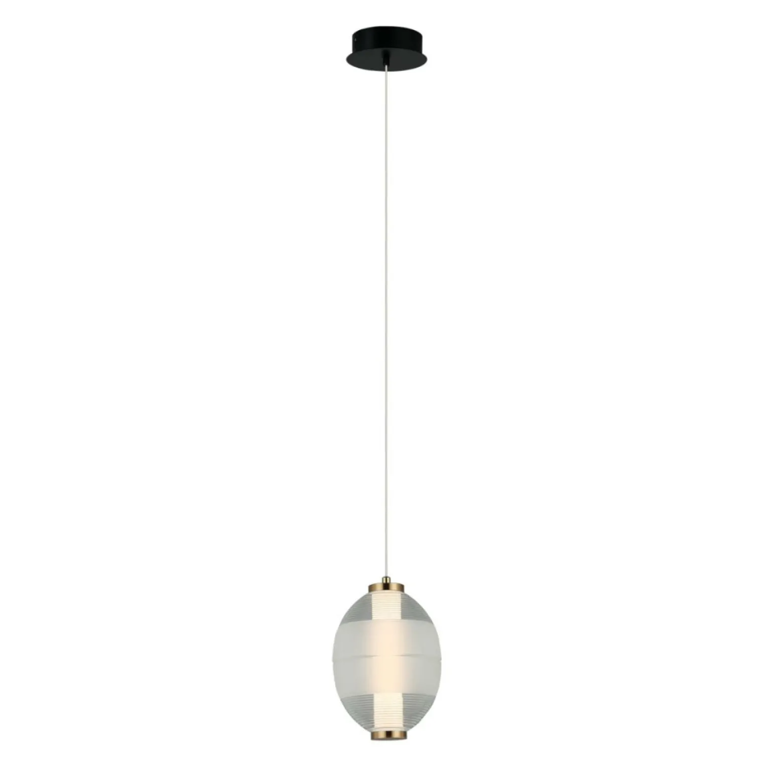 Flash Sale Dekoracyjna, ledowa lampa do sypialni PND-45372-1-WH-CL RINOT | Kaja Żyrandole Nowoczesne