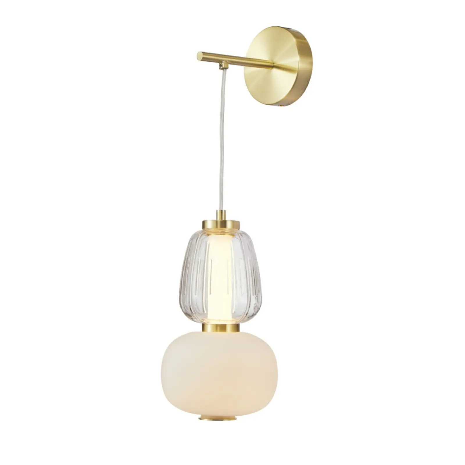 Sklep Kaja Dekoracyjna, złota lampa ścienna LED WL-98374-18W-GD ERIS | Kaja* Lampy Led
