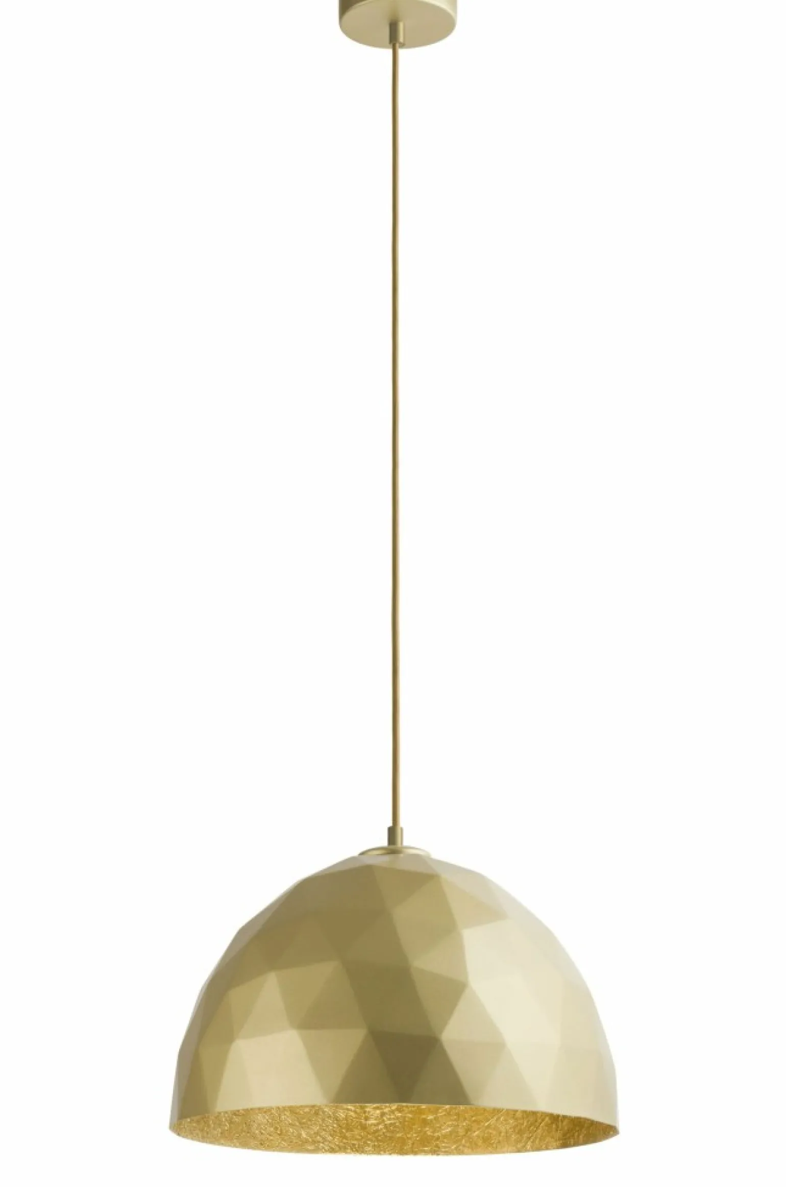 Sale Dekoracyjna, złota lampa wisząca do jadalni SIG 32303 DIAMENT M Żyrandole Nowoczesne