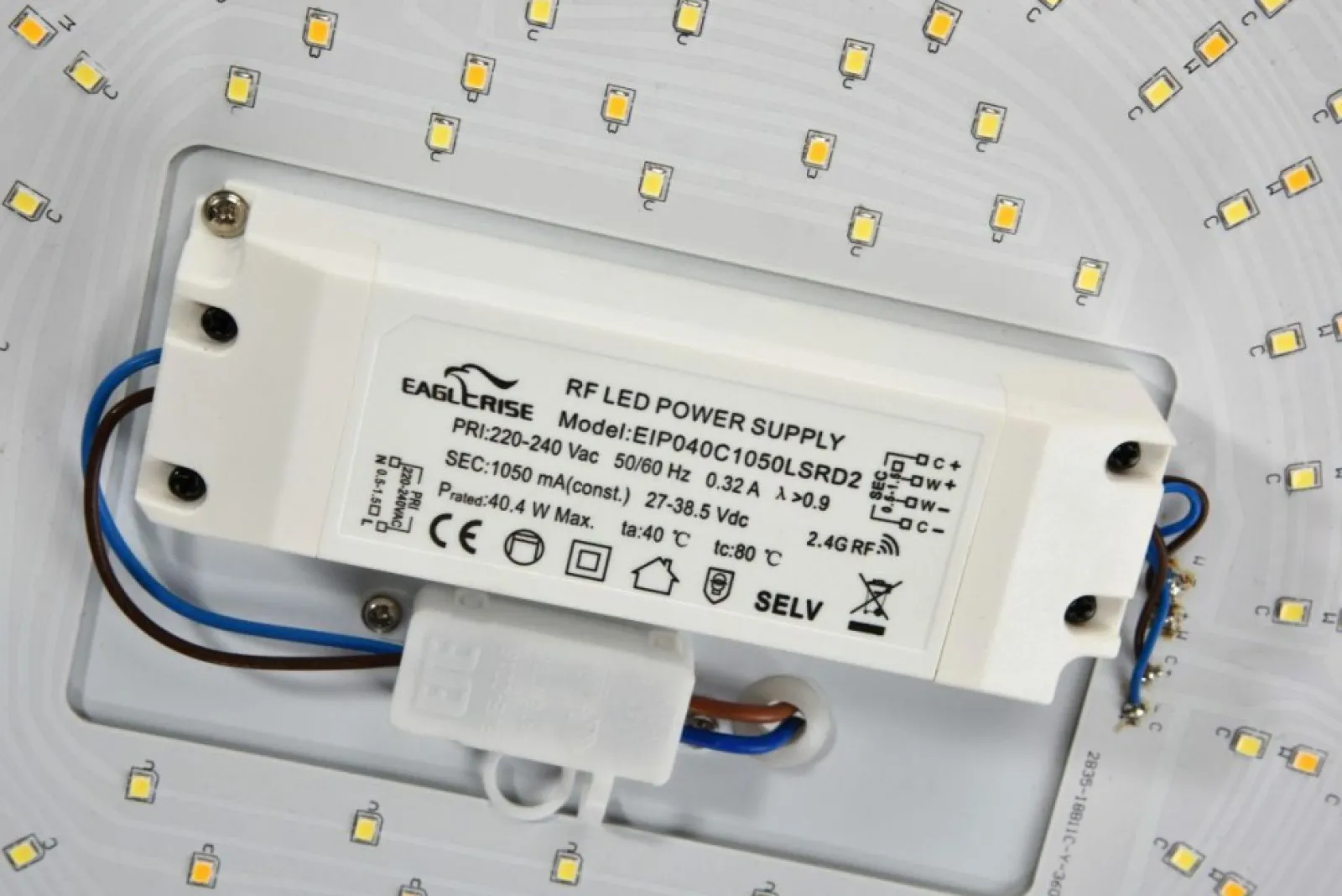 Sklep Kaja Dekoracyjny, ledowy plafon MOD999-44-W CRYSTALLIZE | Kaja Oświetlenie* Lampy Led | Plafony Nowoczesne