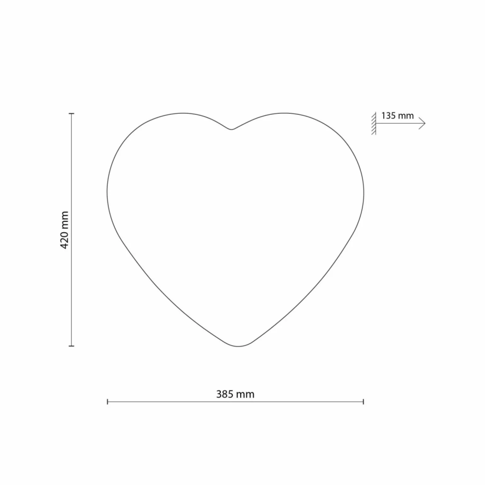 Flash Sale Dekoracyjny plafon dziecięcy w kształcie serca TK 5923 HEART | Kaja Żyrandole Nowoczesne