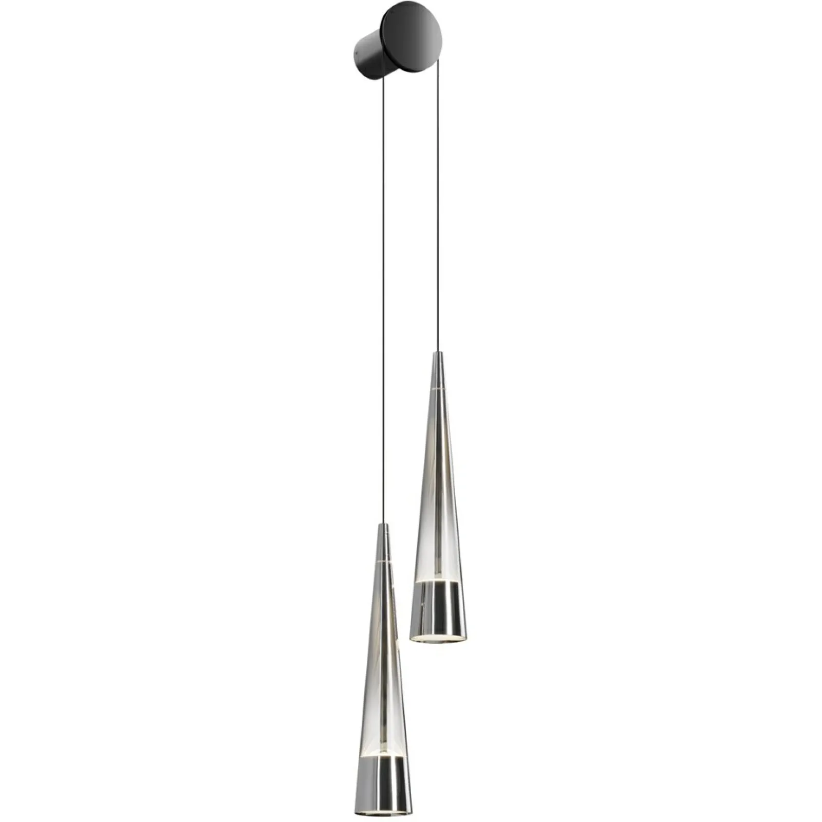 Sklep Kaja Designerki kinkiet z wiszącymi ramionami P090WL-L24CH3K serii SINTESI* Lampy Led