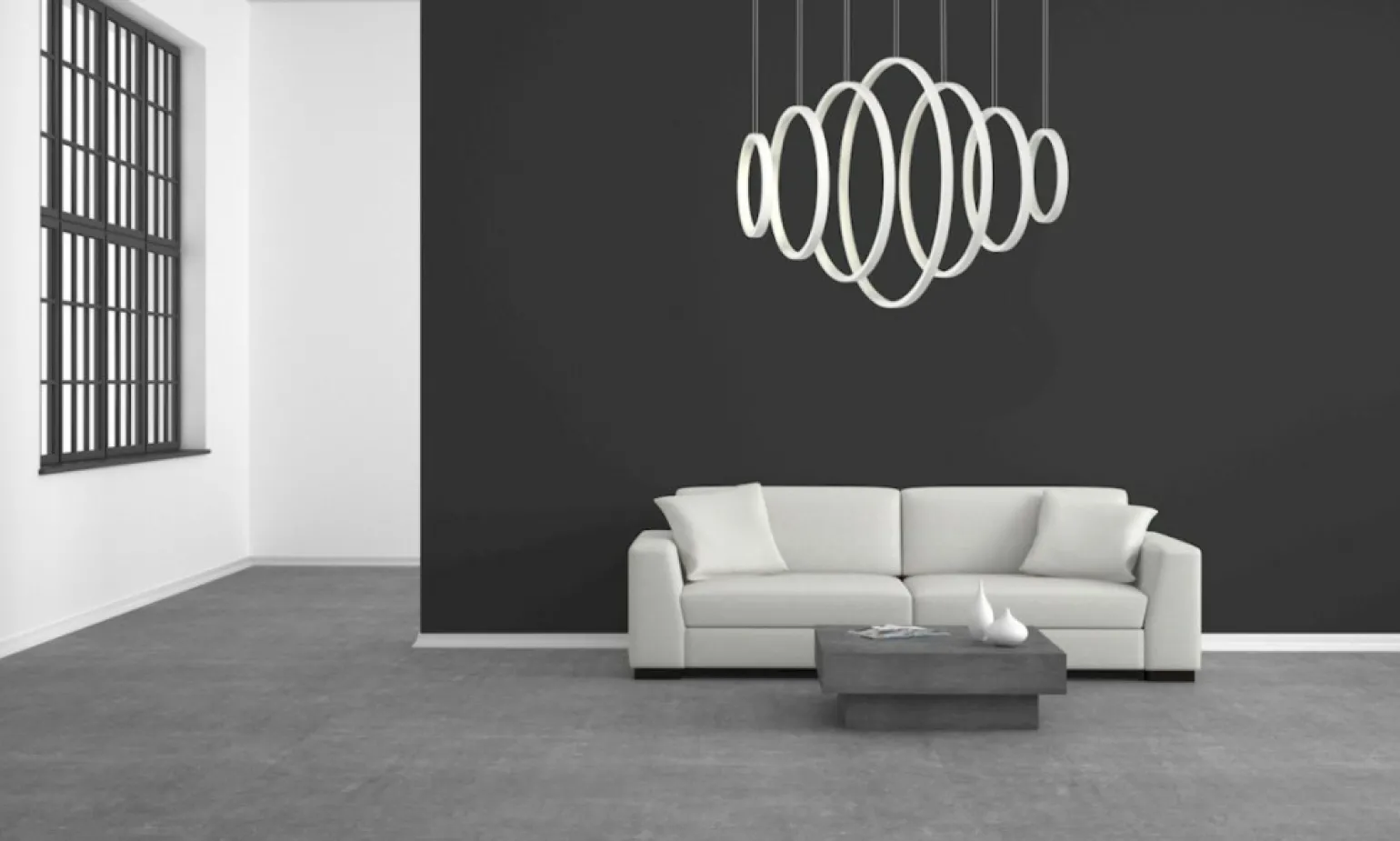 Best Sale Designerska, biała, ledowa lampa wisząca ML335 VERTIGO | Kaja Żyrandole Nowoczesne