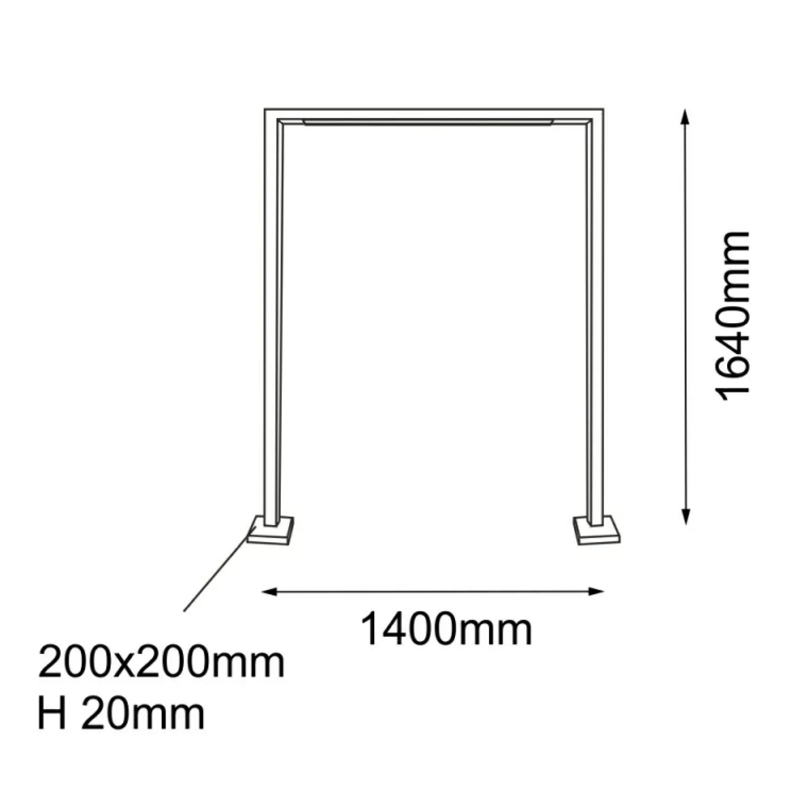 Sklep Kaja Designerska lampa do oświetlenia ogrodu 164cm ANT 9933 TAKETA | Kaja* Lampy Ogrodowe Stojące