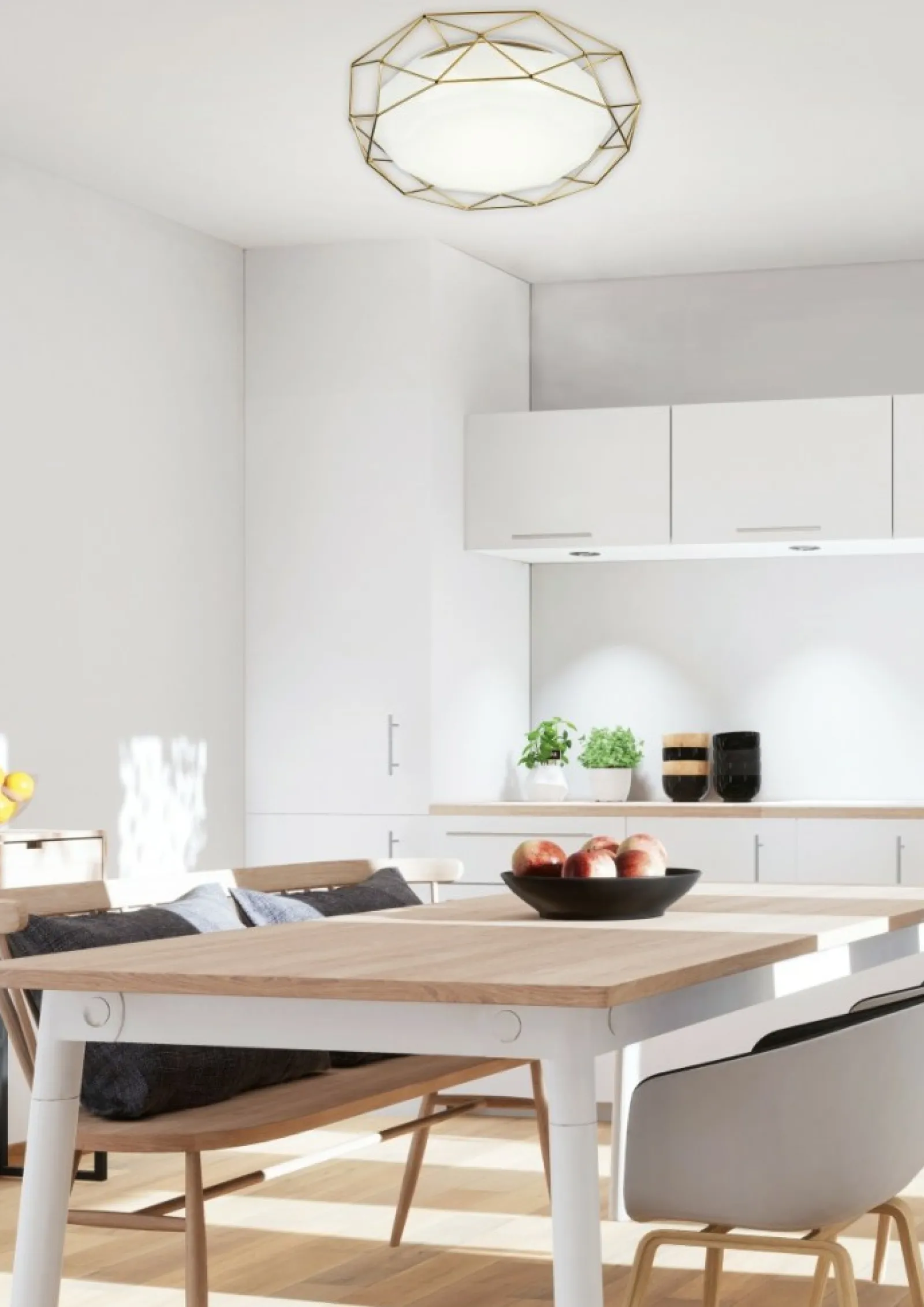 Sklep Kaja Designerska lampa LED ze m zdobieniem 98-66312 SVEN | Kaja* Lampy Led | Plafony Nowoczesne