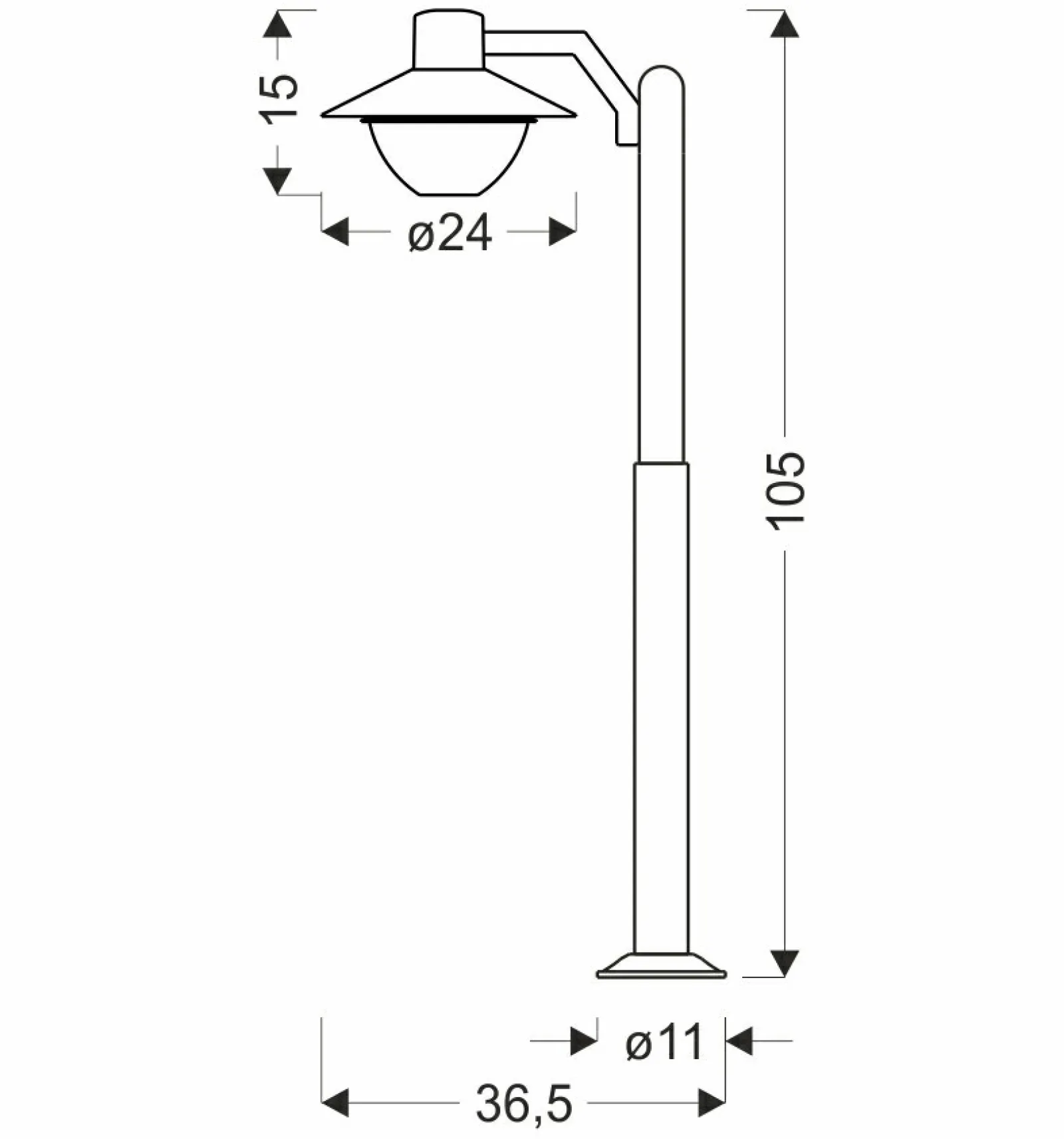 Sklep Kaja Designerska lampa ogrodowa stojąca 51-32423 COSMOS | Kaja Oświetlenie* Lampy Ogrodowe Stojące