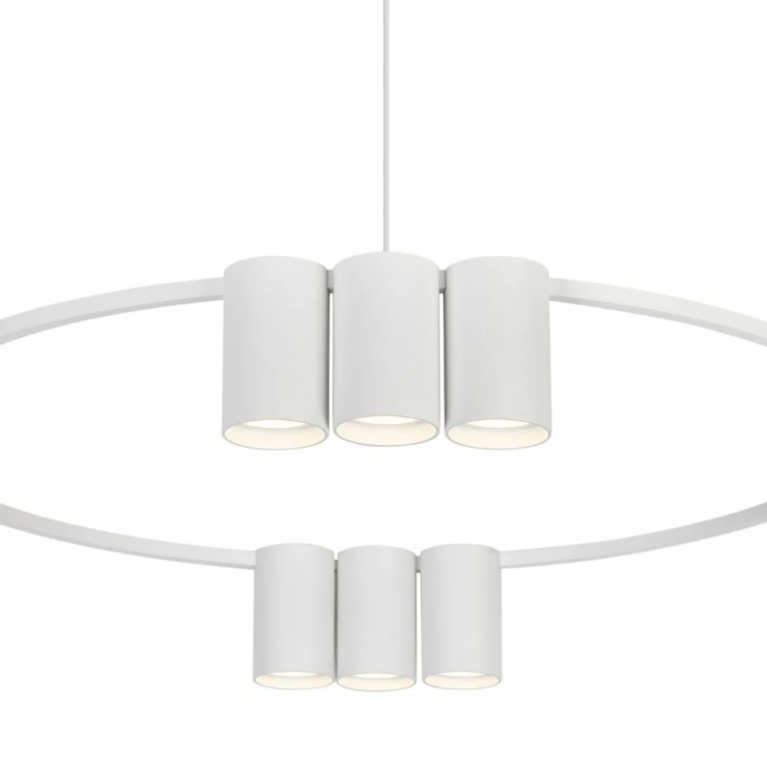 Best Designerska lampa wisząca, duża obręcz ML0374 (KOŁO) GENESIS | Kaja Żyrandole Nowoczesne