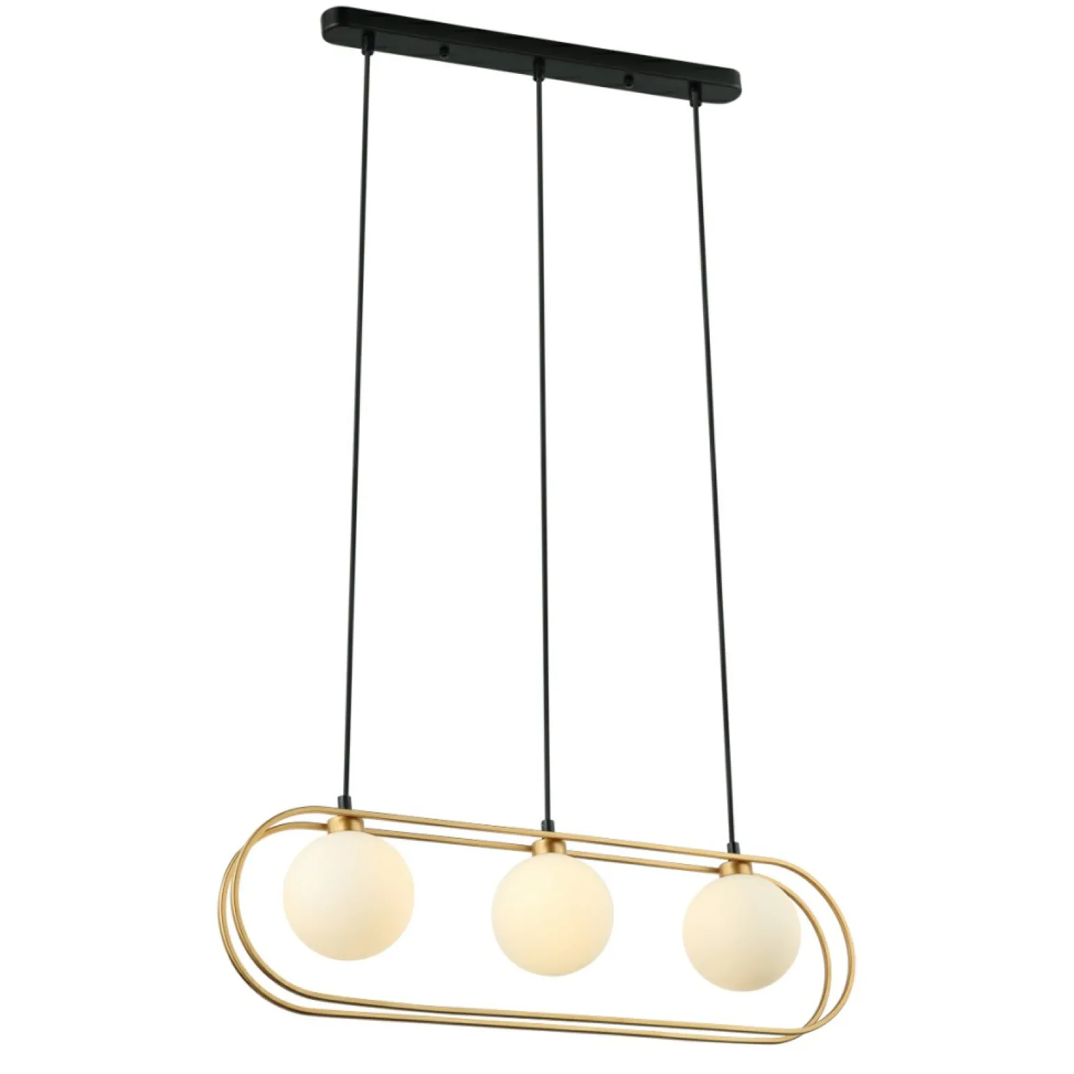 Shop Designerska lampa wisząca PND-53423-3-GD GROSETTA | Kaja Oświetlenie Żyrandole Nowoczesne