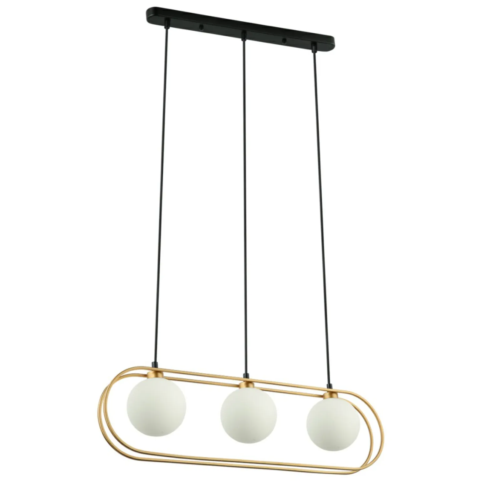 Shop Designerska lampa wisząca PND-53423-3-GD GROSETTA | Kaja Oświetlenie Żyrandole Nowoczesne
