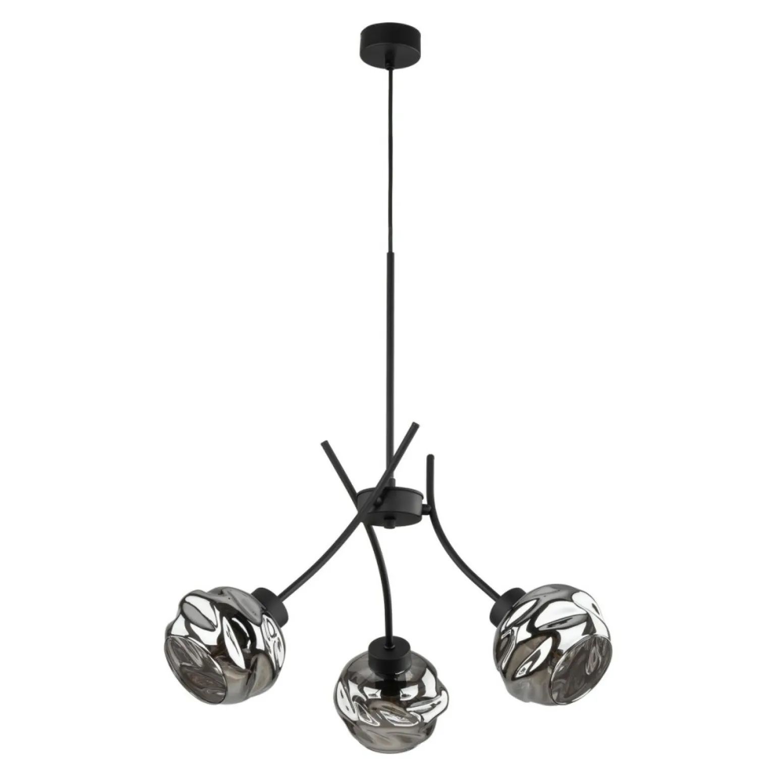 Clearance Designerska lampa wisząca z nietypowymi kloszami TK 5748 z serii ZULIA Żyrandole Nowoczesne