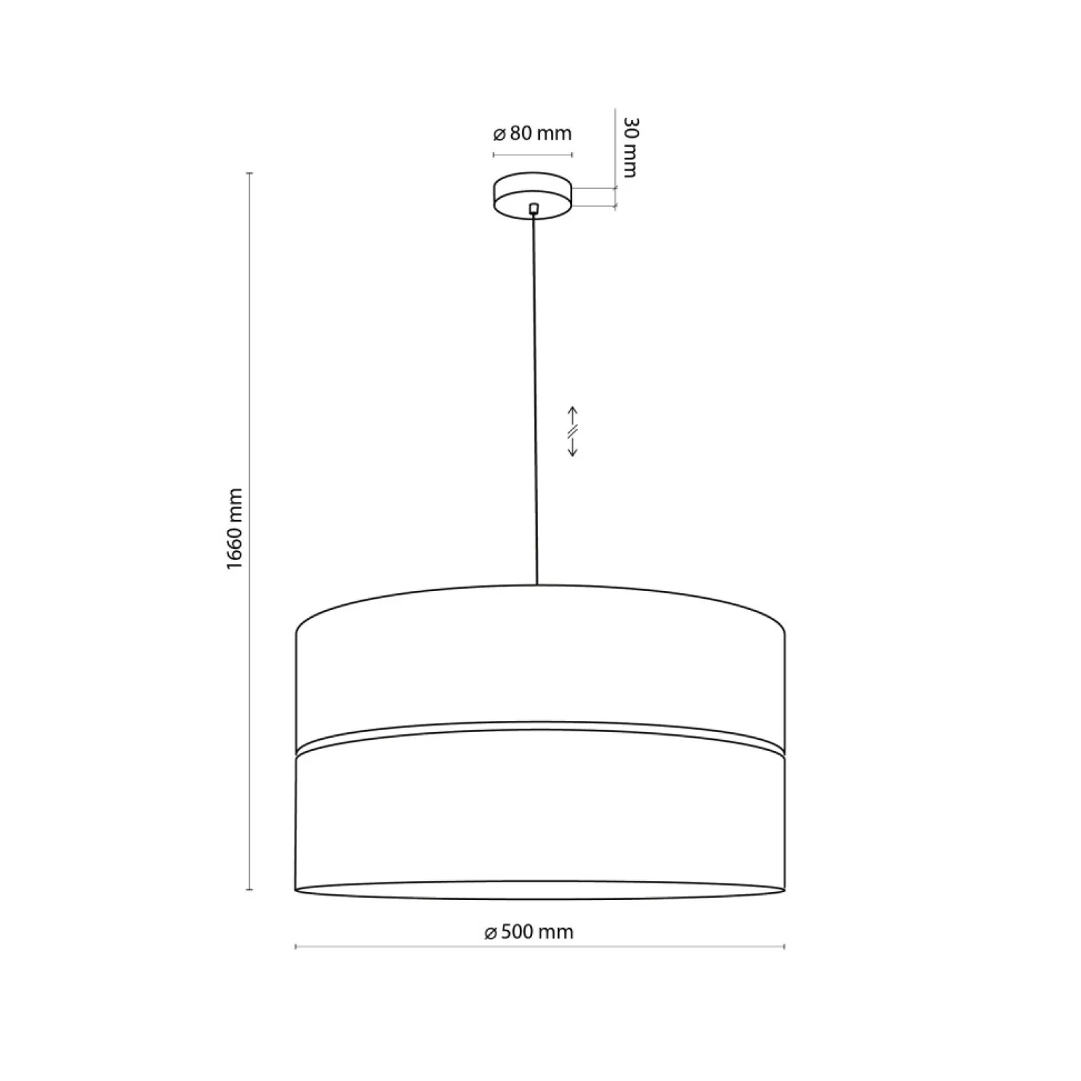 Online Designerska lampa z drewnem, regulowana wysokość TK 4798 z serii NICOL Żyrandole Nowoczesne