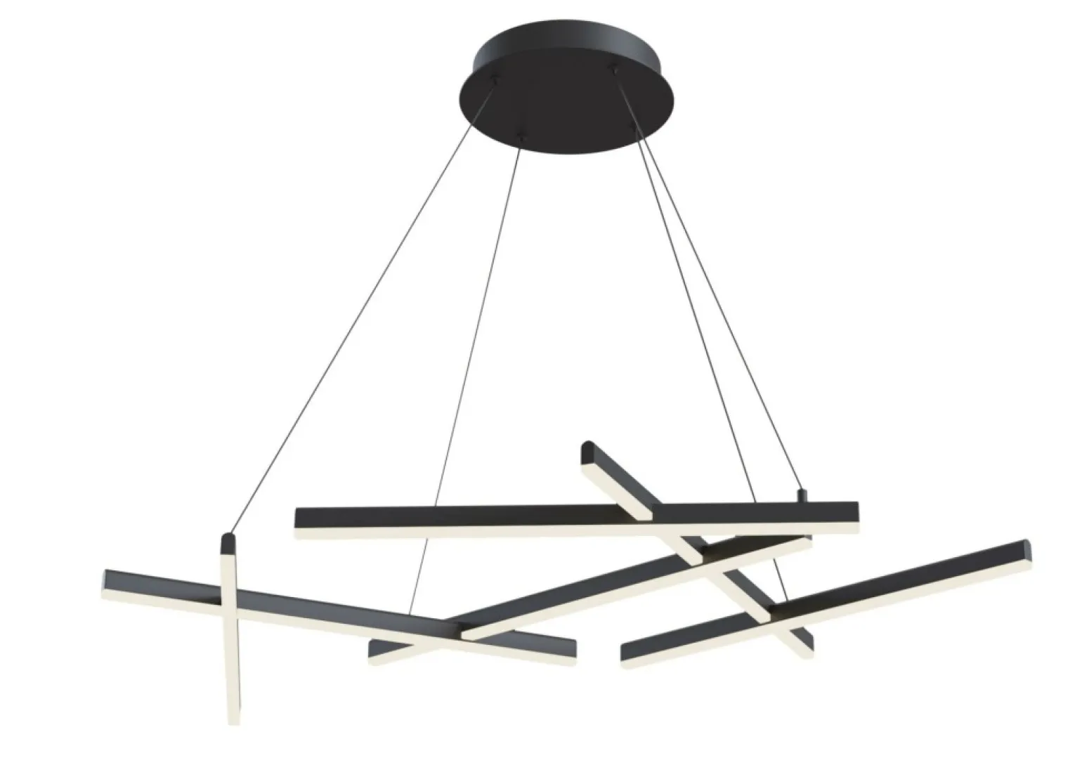 Best Sale Designerska, ledowa lampa wisząca MOD016PL-L75B LINE | Kaja Żyrandole Nowoczesne