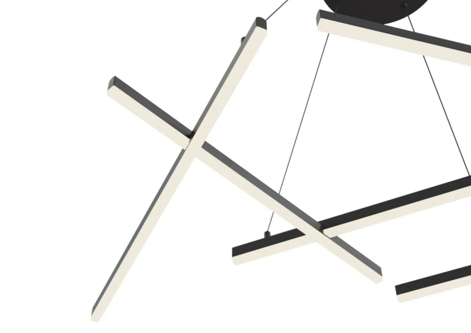 Best Sale Designerska, ledowa lampa wisząca MOD016PL-L75B LINE | Kaja Żyrandole Nowoczesne