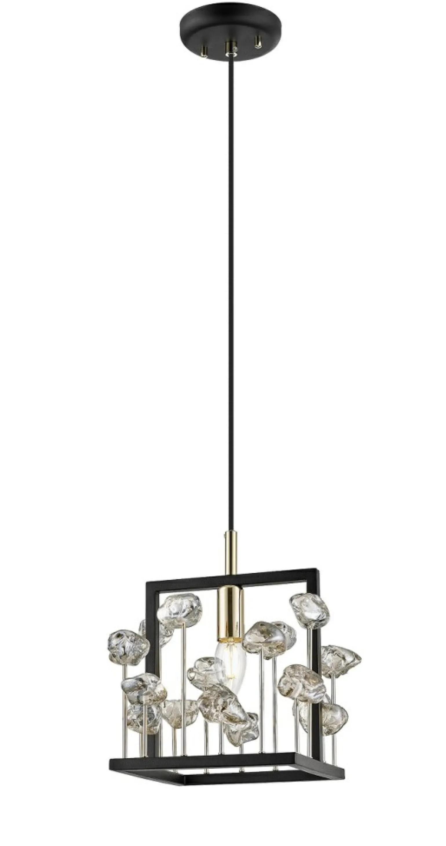 Best Sale Designerska, ozdobna lampa do sypialni P0541-01B-SDAC z serii CAROLINE Żyrandole Nowoczesne