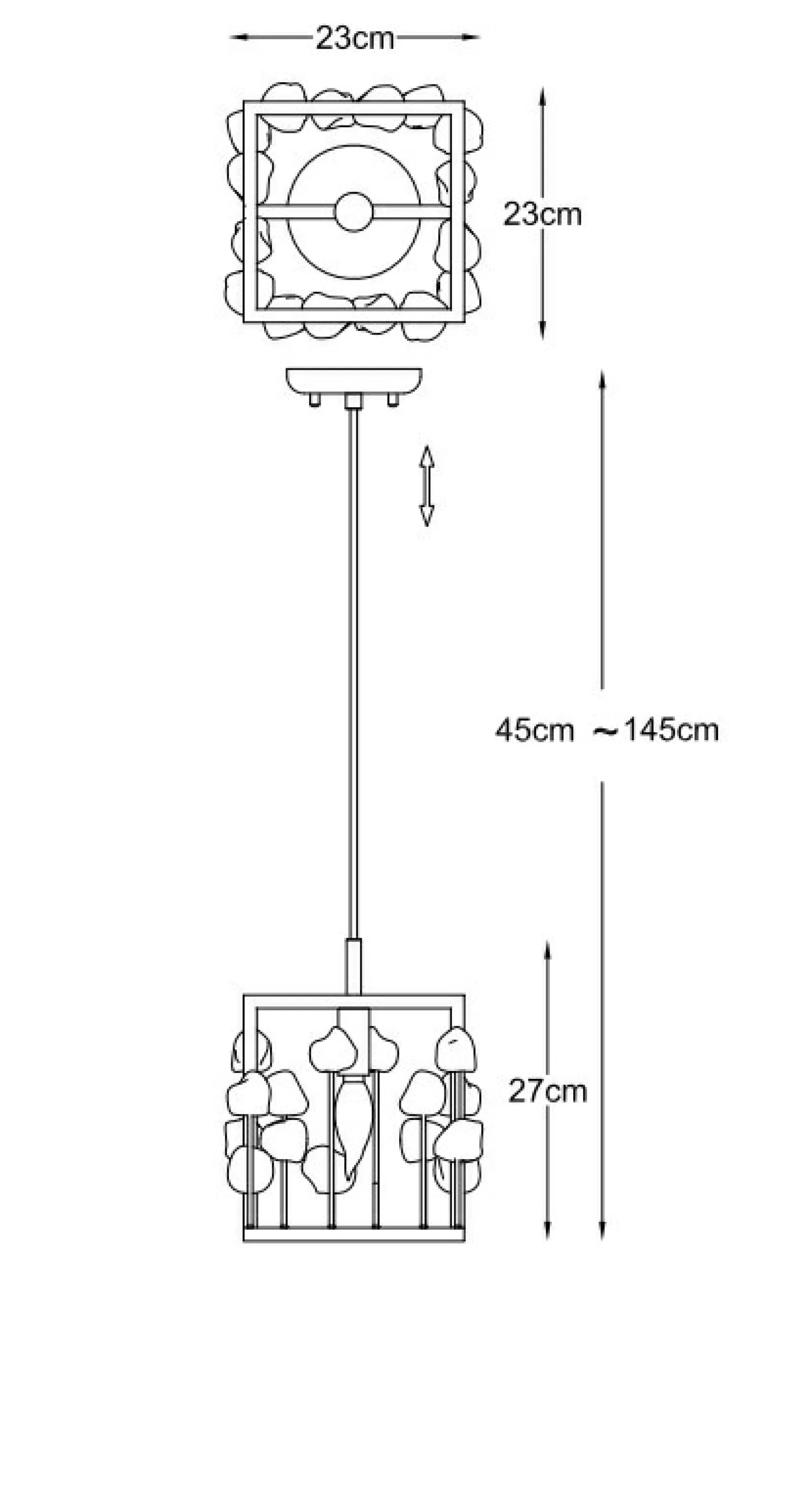 Best Sale Designerska, ozdobna lampa do sypialni P0541-01B-SDAC z serii CAROLINE Żyrandole Nowoczesne