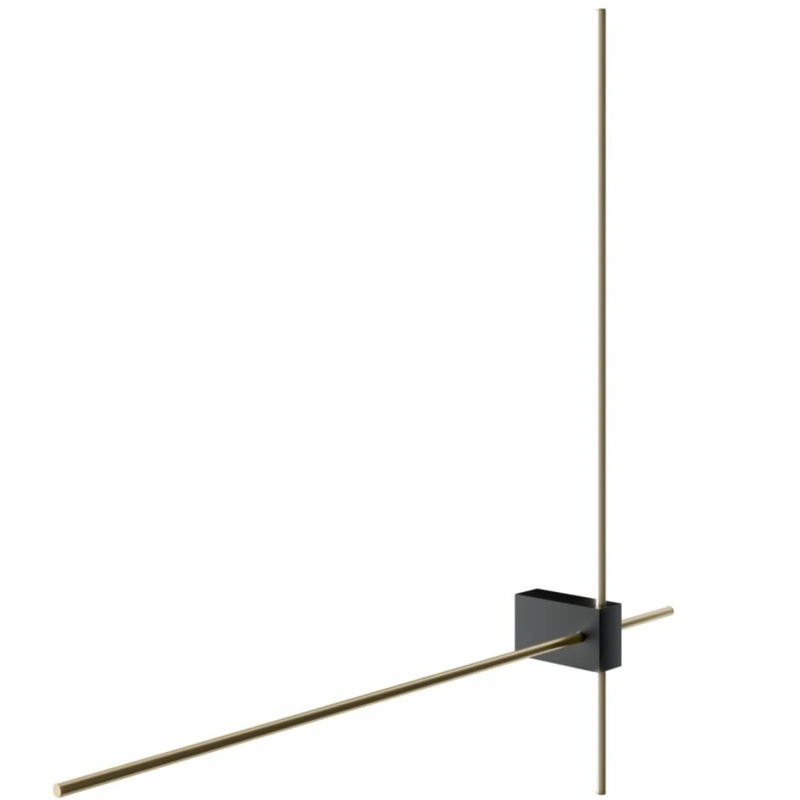 Sklep Kaja Designerski, czarno-złoty kinkiet LED C070WL-L12GB3K z serii PARS* Lampy Led