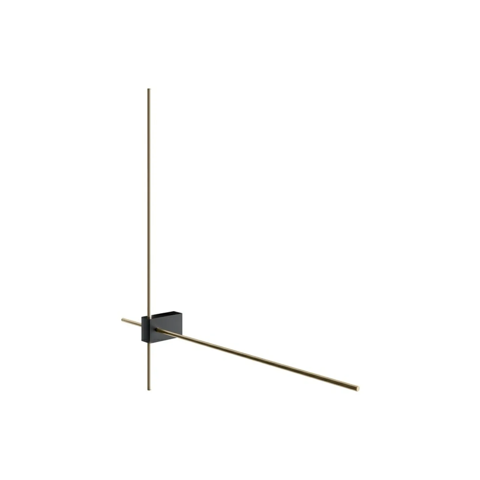 Sklep Kaja Designerski, czarno-złoty kinkiet LED C070WL-L12GB3K z serii PARS* Lampy Led